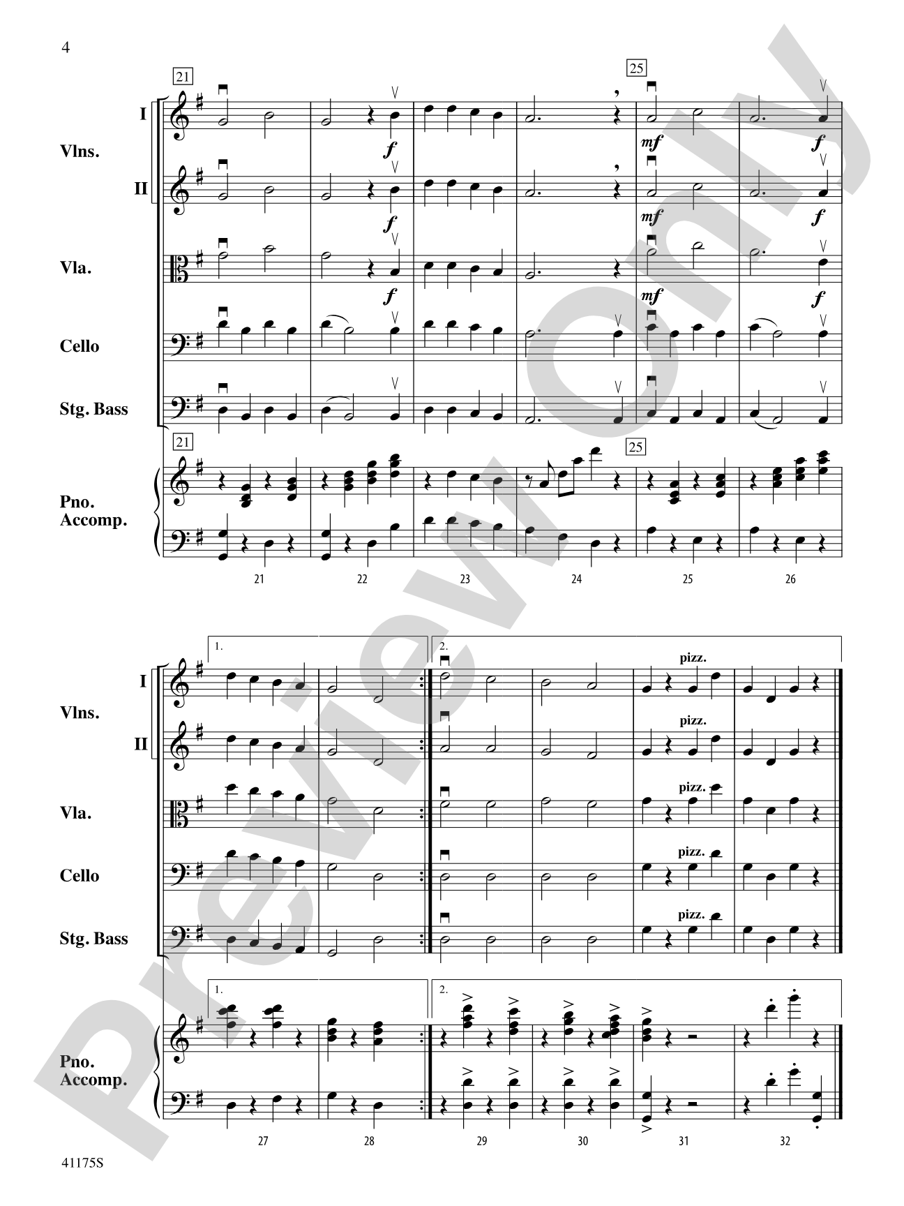 I Have a Little Dreydl: String Orchestra Conductor Score & Parts