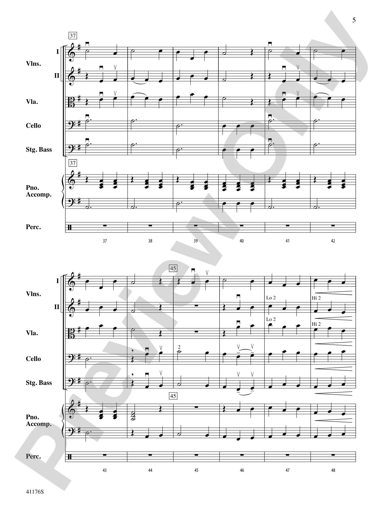 The Beast: String Orchestra Conductor Score & Parts