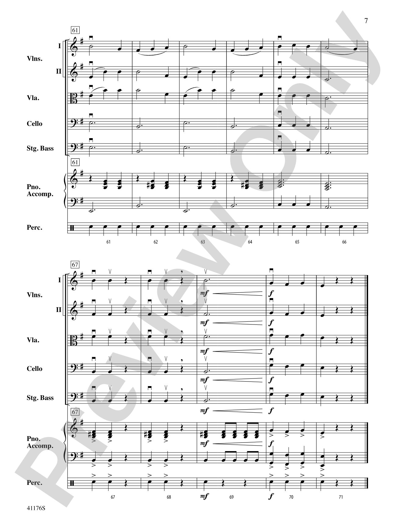 The Beast: String Orchestra Conductor Score & Parts