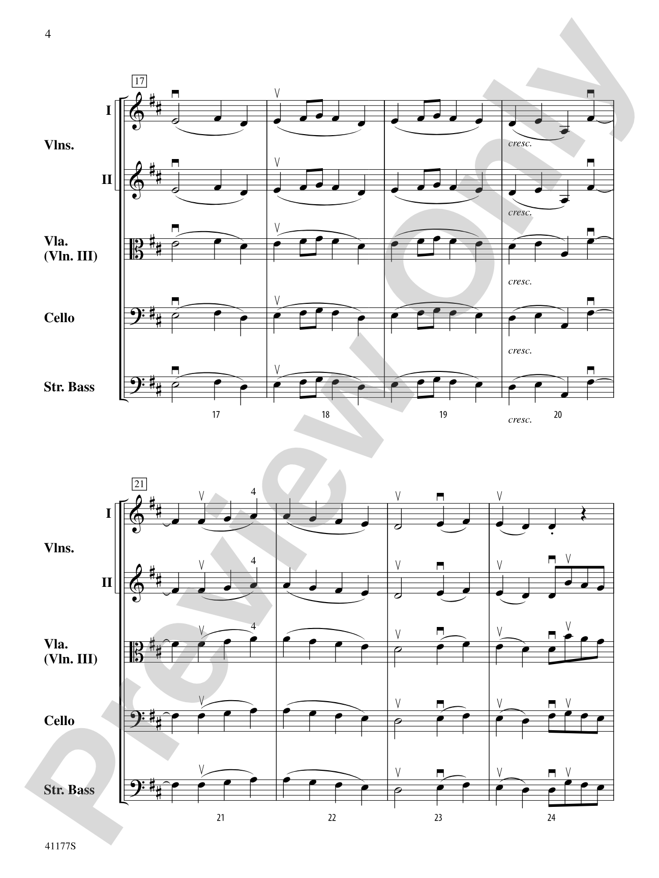 Ode to Joy: String Orchestra Conductor Score & Parts
