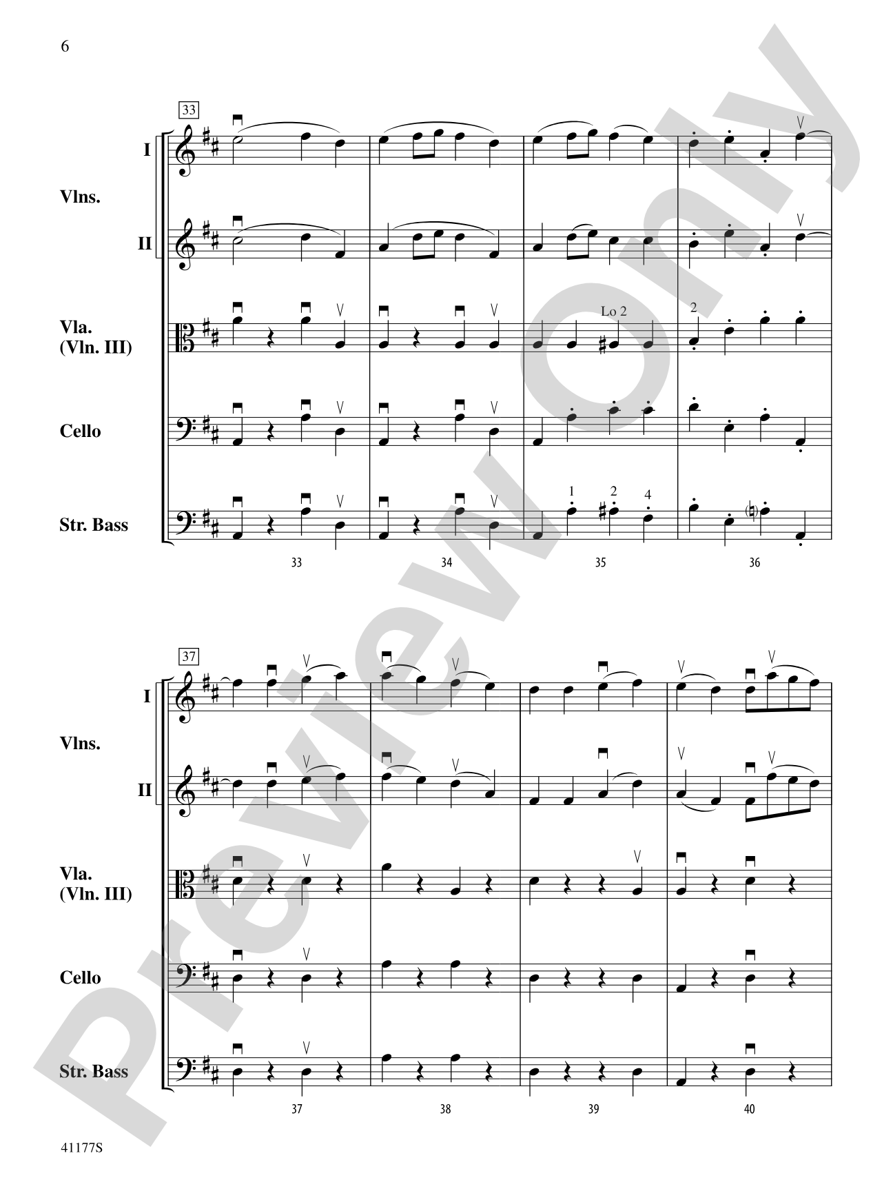 Ode to Joy: String Orchestra Conductor Score & Parts