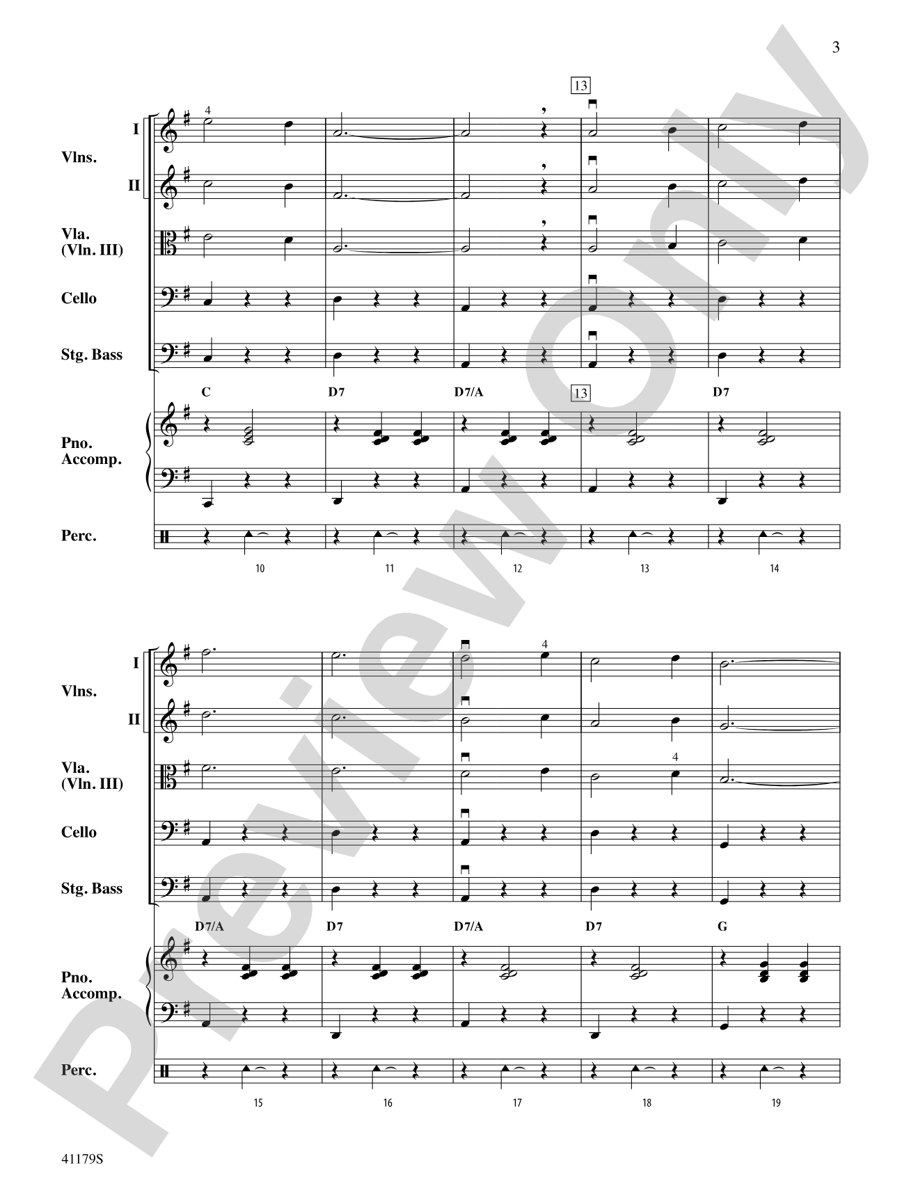 A Spanish Lullaby: Score