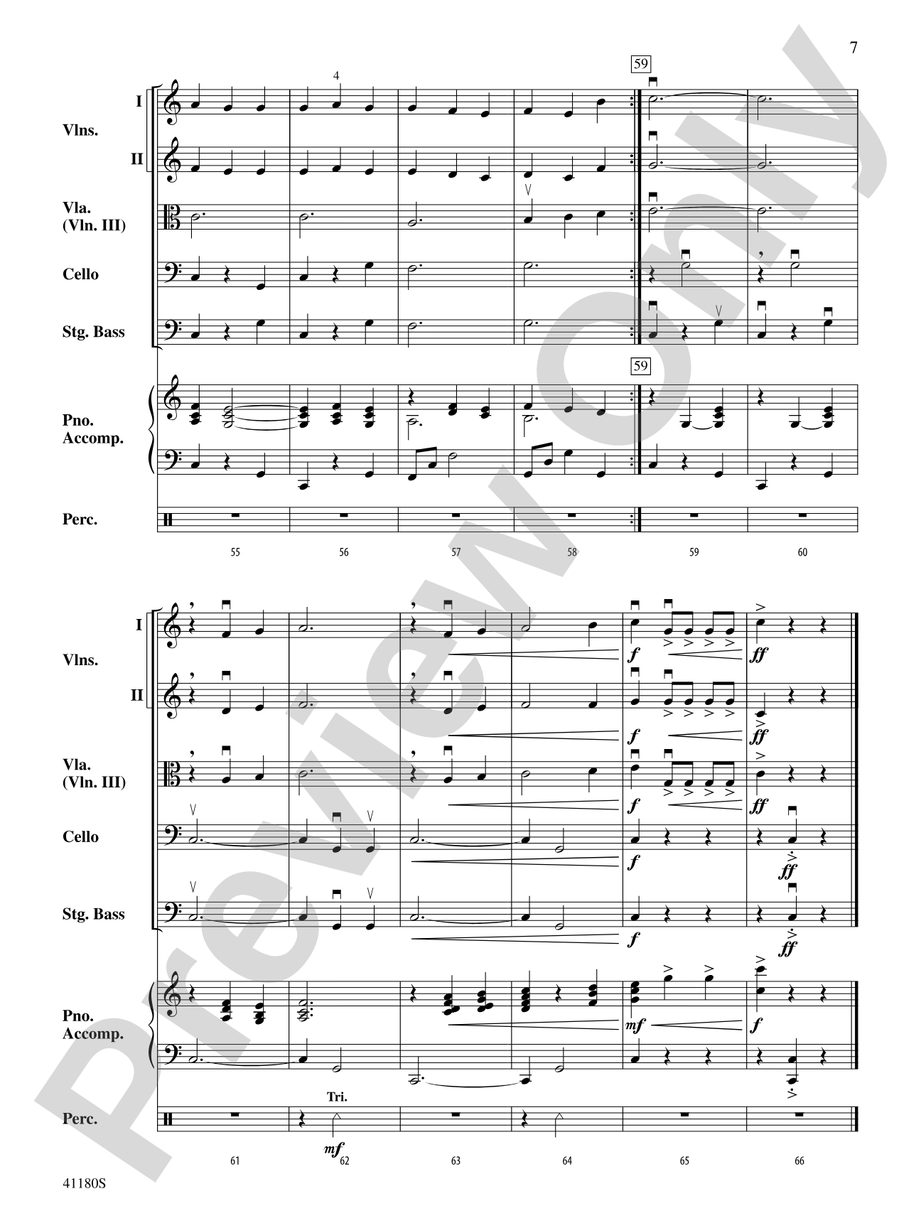 De Colores: String Orchestra Conductor Score & Parts