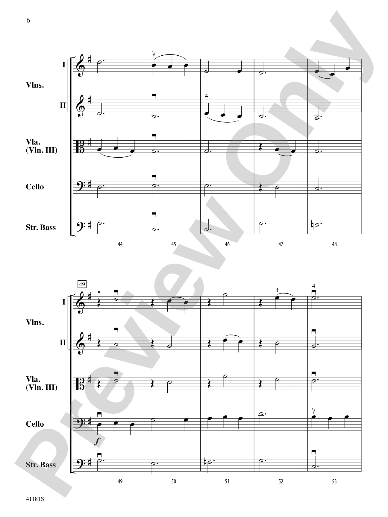 Over the Sea to Skye: String Orchestra Conductor Score & Parts