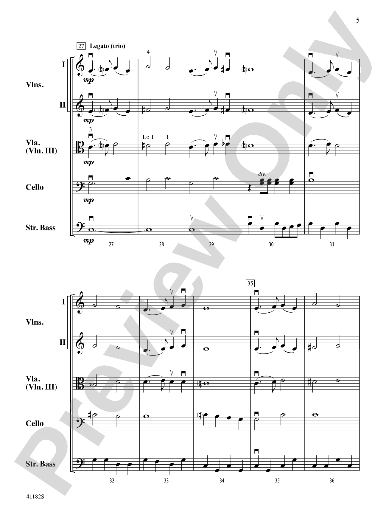The Southern March: String Orchestra Conductor Score & Parts