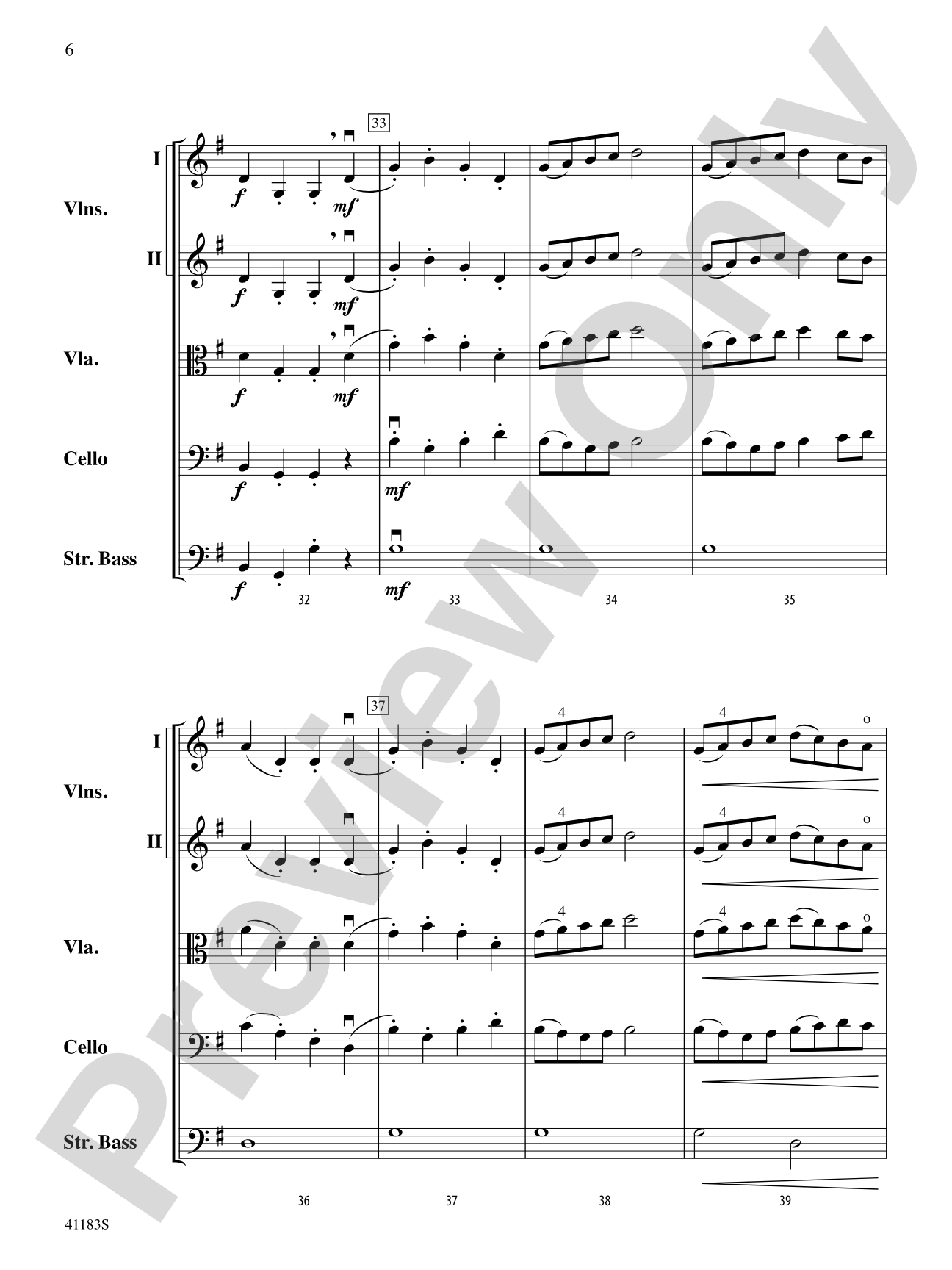 A Little Folk Dance: String Orchestra Conductor Score & Parts