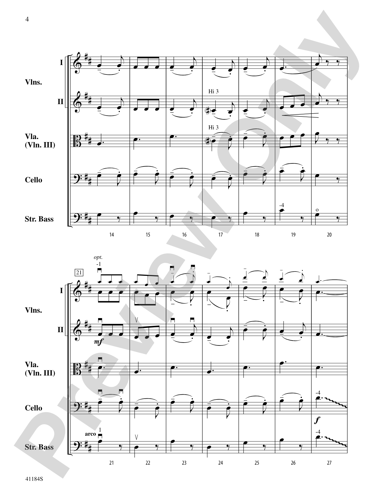Winter Holiday Medley: String Orchestra Conductor Score & Parts