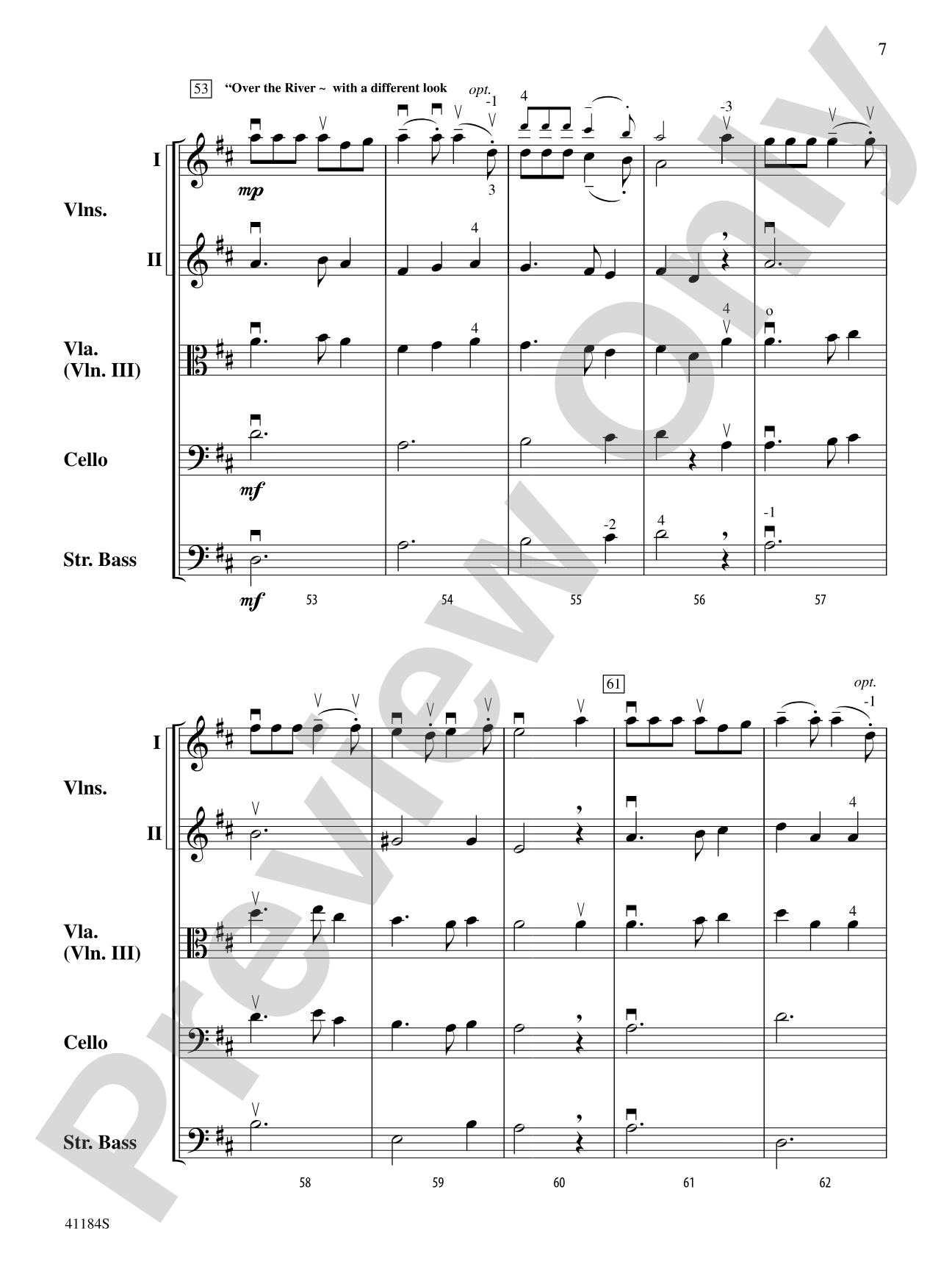 Winter Holiday Medley: String Orchestra Conductor Score & Parts