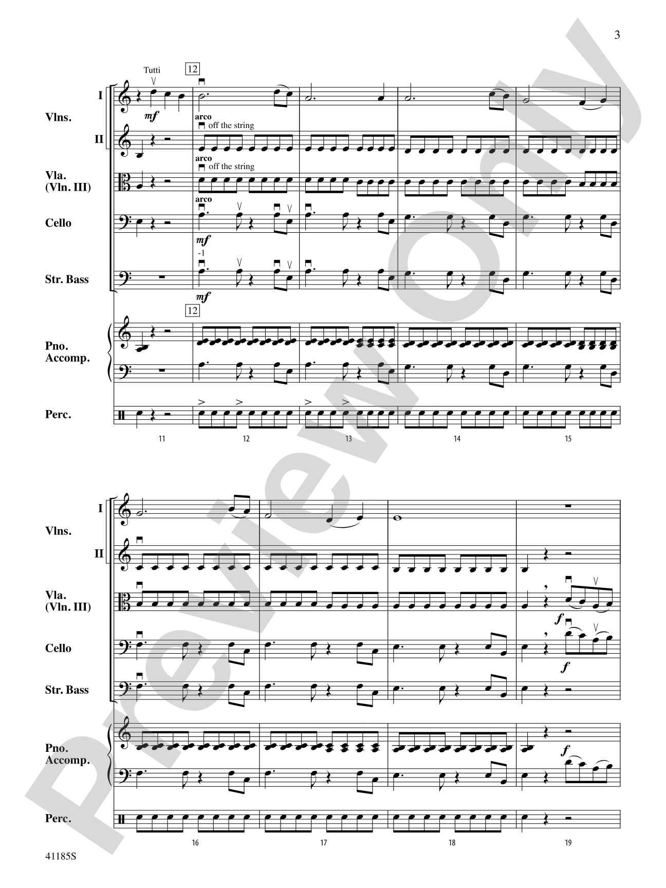 Nighthawk: String Orchestra Conductor Score & Parts