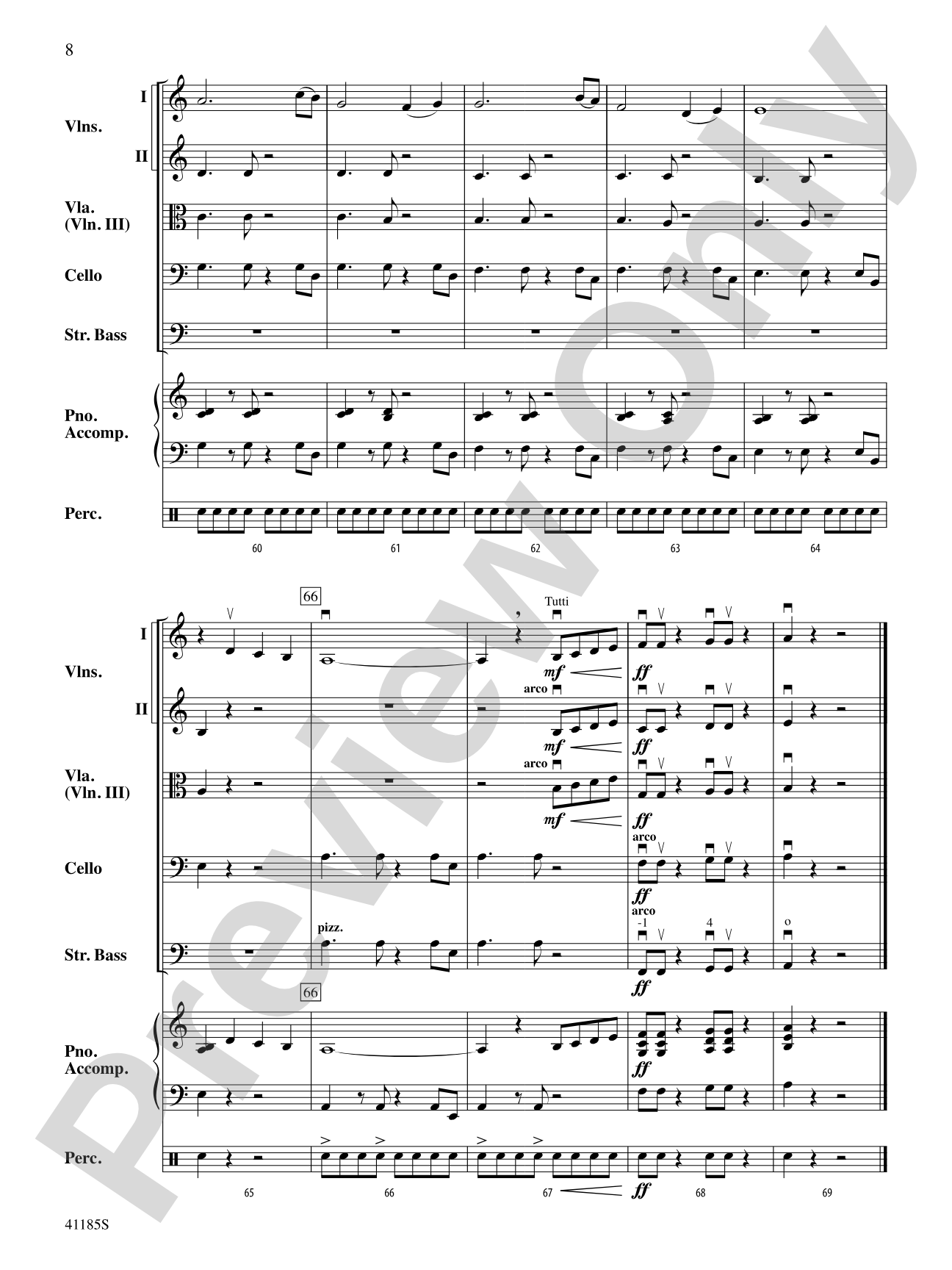 Nighthawk: String Orchestra Conductor Score & Parts