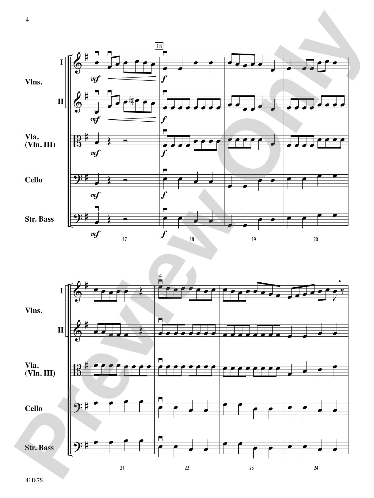 Crepuscule: String Orchestra Conductor Score & Parts