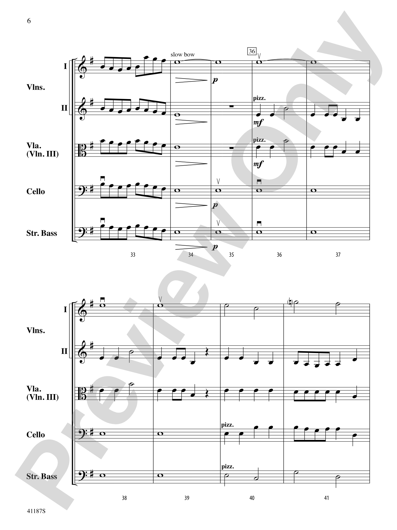Crepuscule: String Orchestra Conductor Score & Parts