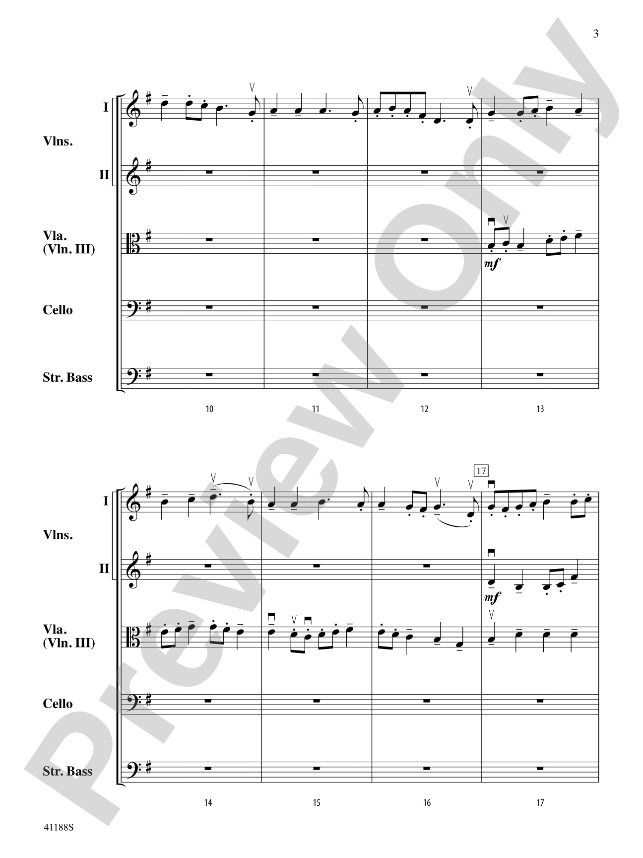 The Simple Gifts of Music: String Orchestra Conductor Score & Parts