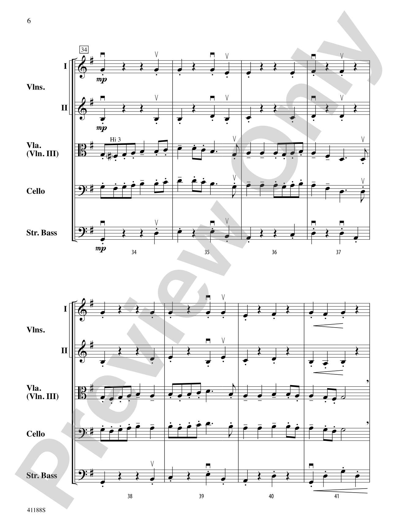 The Simple Gifts of Music: String Orchestra Conductor Score & Parts