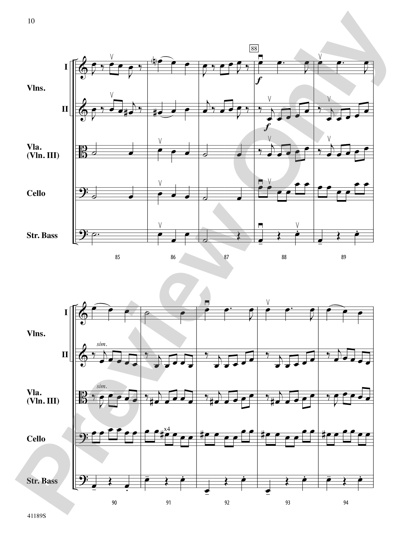 Tum Balalaika: String Orchestra Conductor Score & Parts