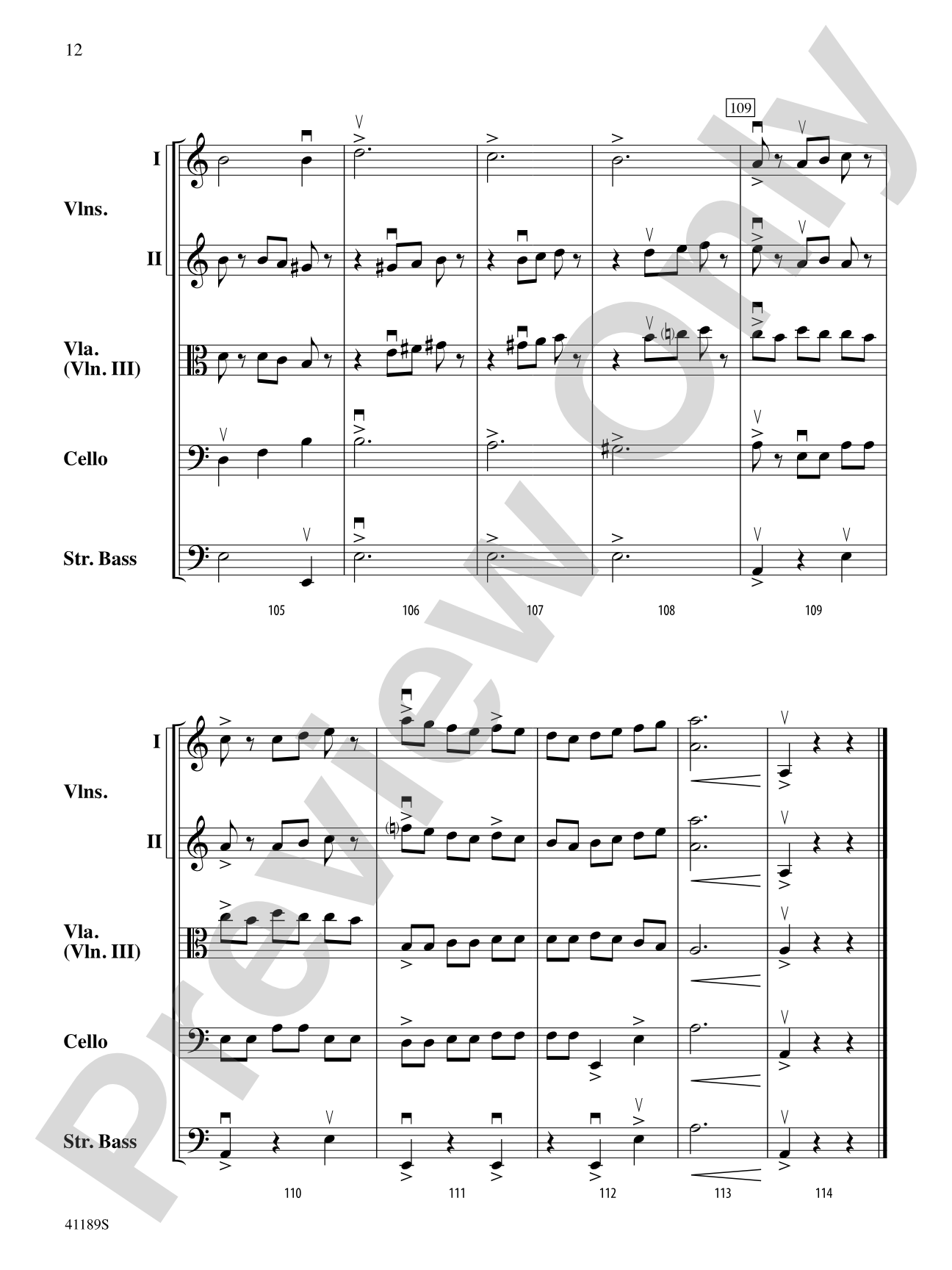 Tum Balalaika: String Orchestra Conductor Score & Parts
