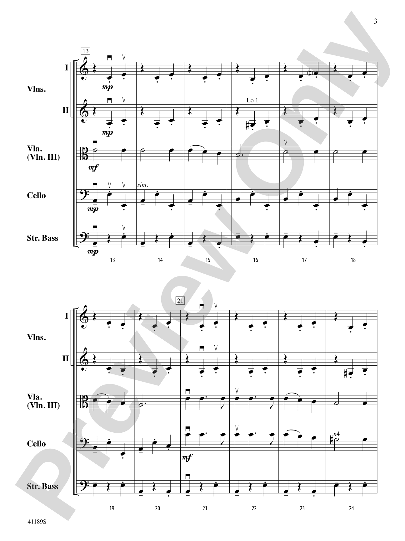 Tum Balalaika: String Orchestra Conductor Score & Parts