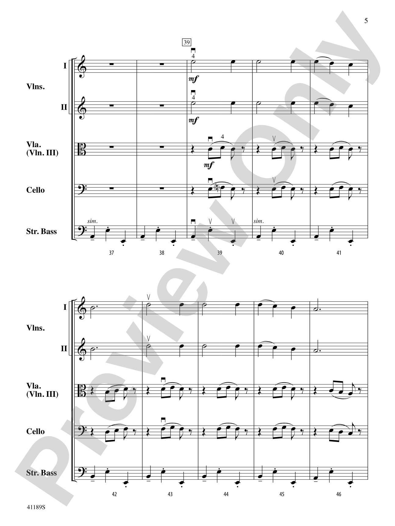 Tum Balalaika: String Orchestra Conductor Score & Parts