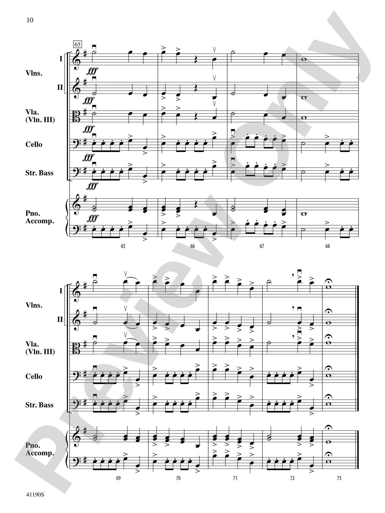 Fire Dragon Mountain: String Orchestra Conductor Score & Parts
