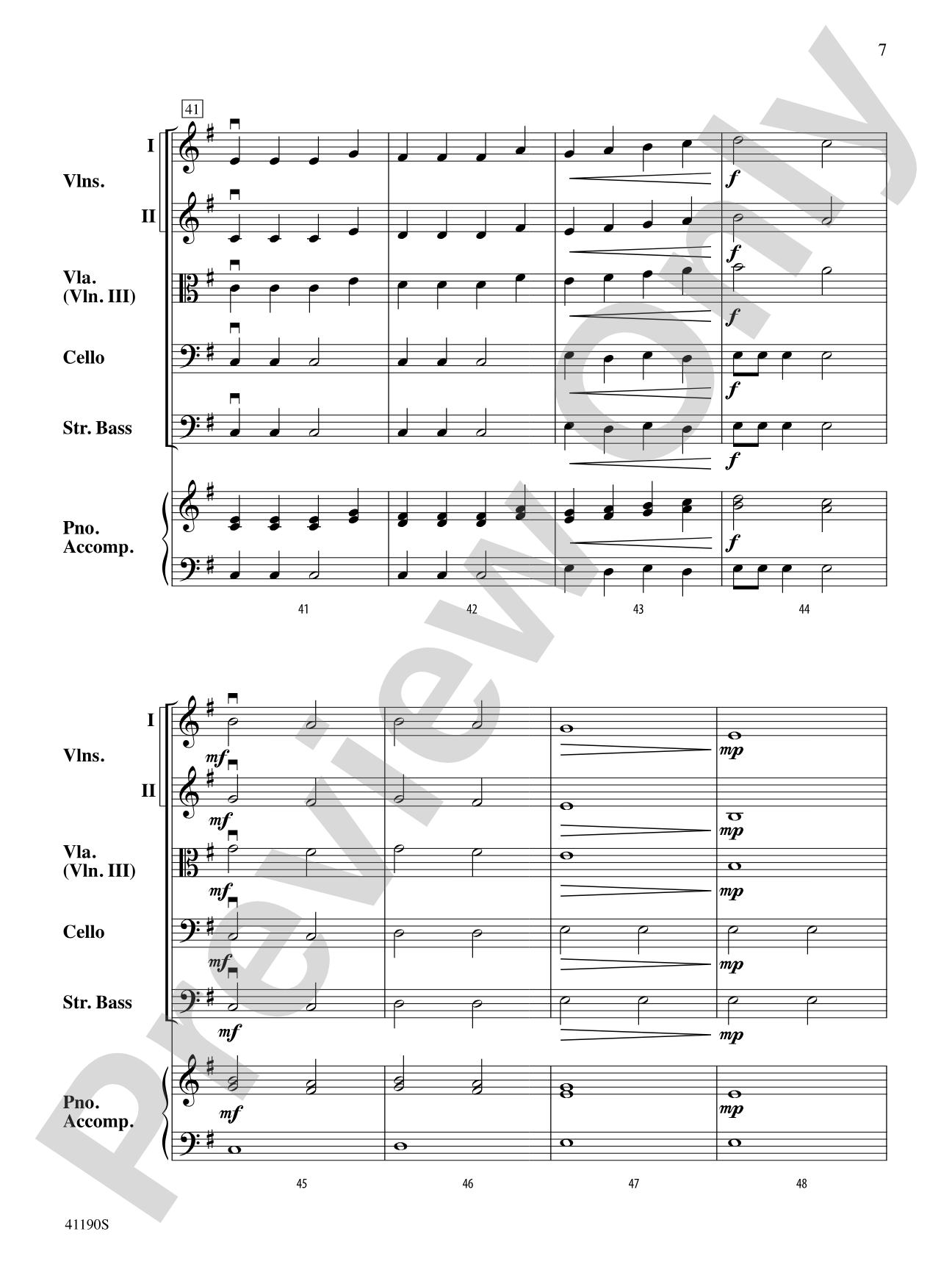 Fire Dragon Mountain: String Orchestra Conductor Score & Parts