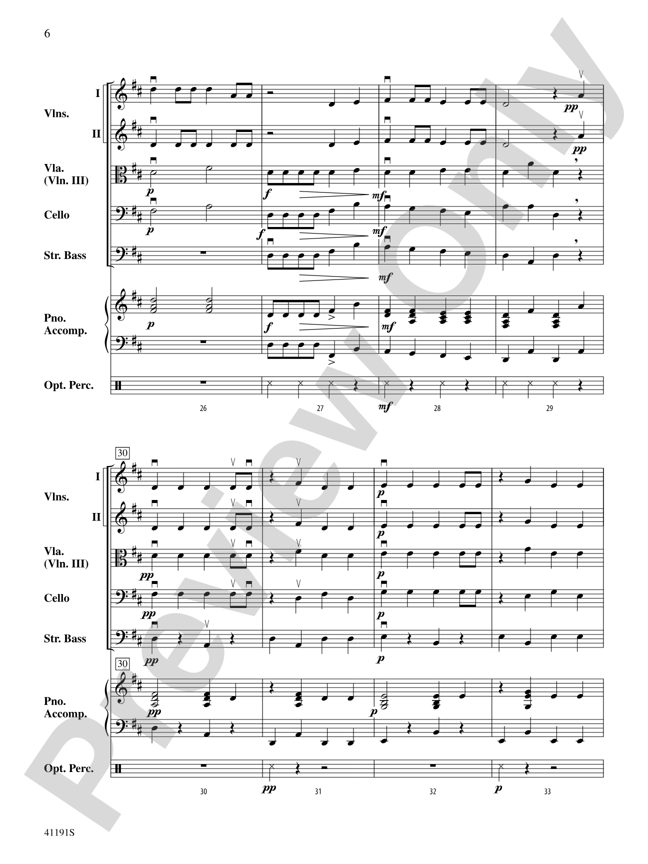 Dry Bones: String Orchestra Conductor Score & Parts