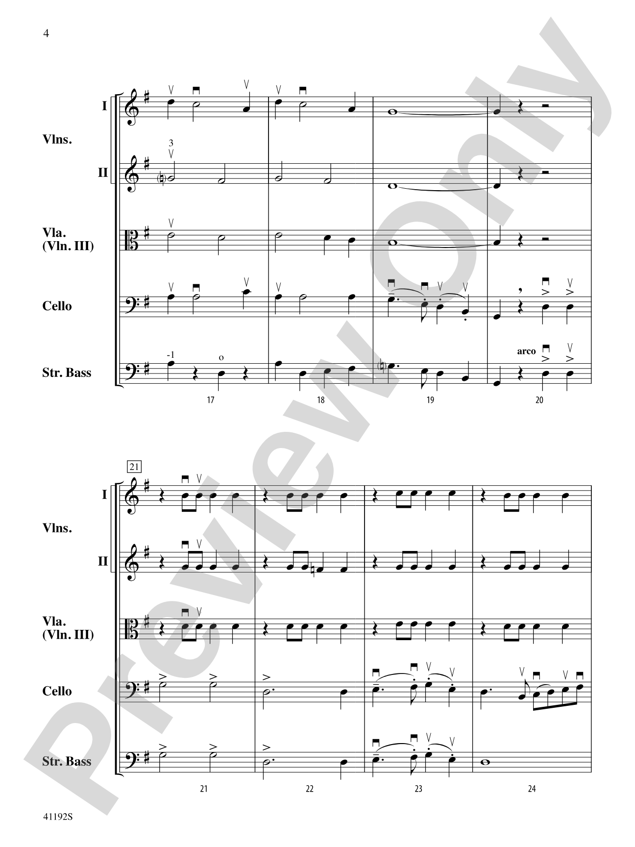 Caissons Go Rolling Along: String Orchestra Conductor Score & Parts