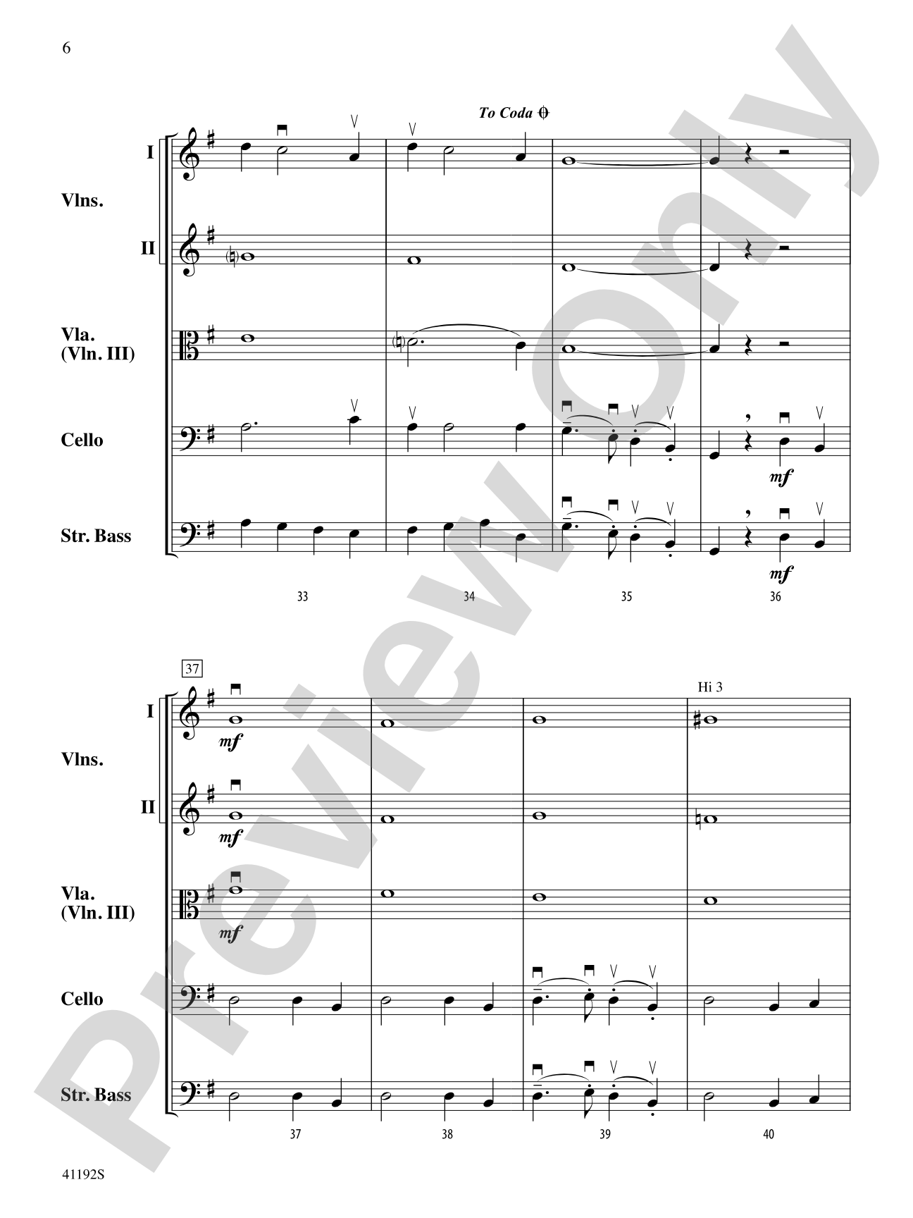 Caissons Go Rolling Along: String Orchestra Conductor Score & Parts