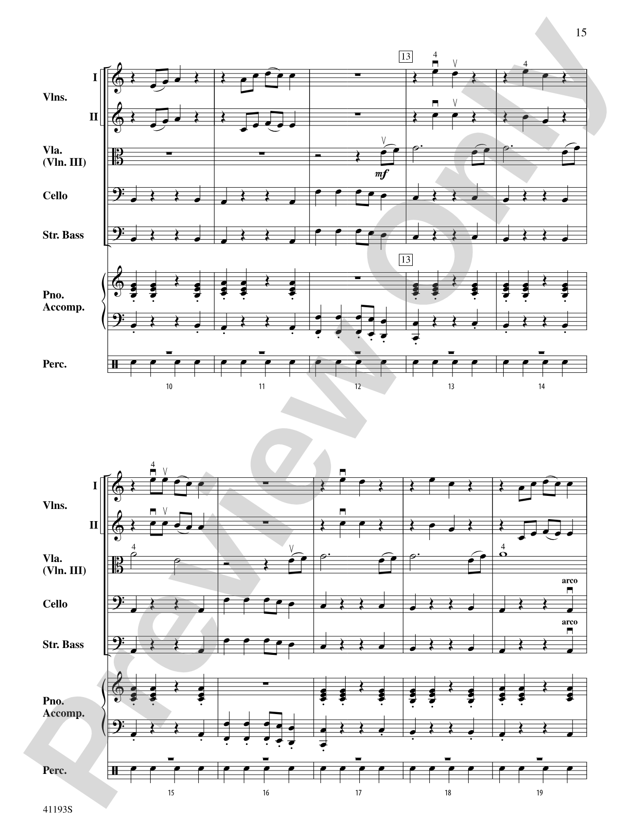 Short Cuts 2: String Orchestra Conductor Score & Parts