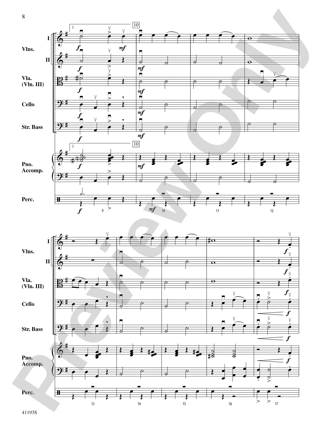 Short Cuts 2: String Orchestra Conductor Score & Parts