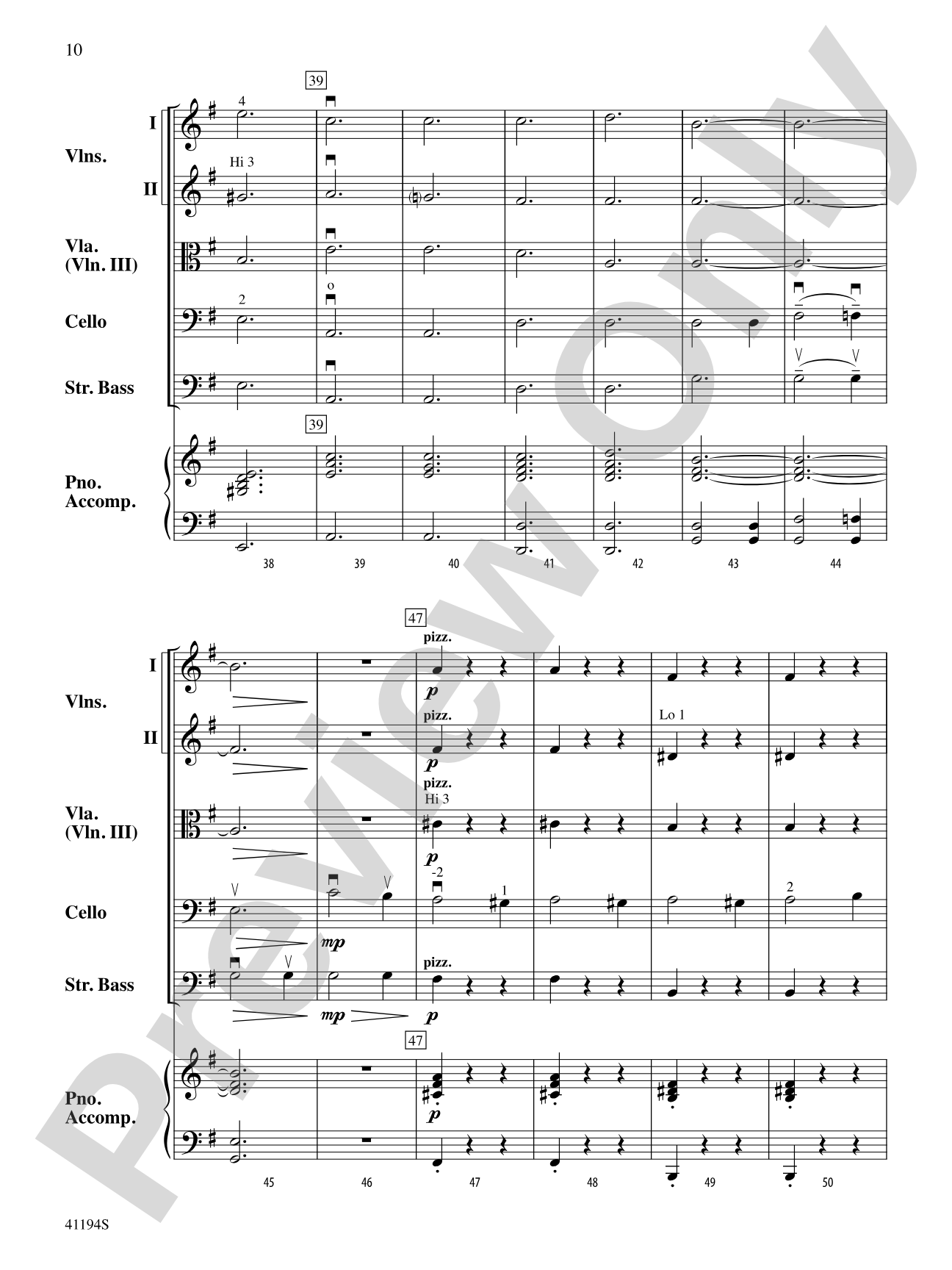 The Wizard of Oz, Suite from: String Orchestra Conductor Score & Parts