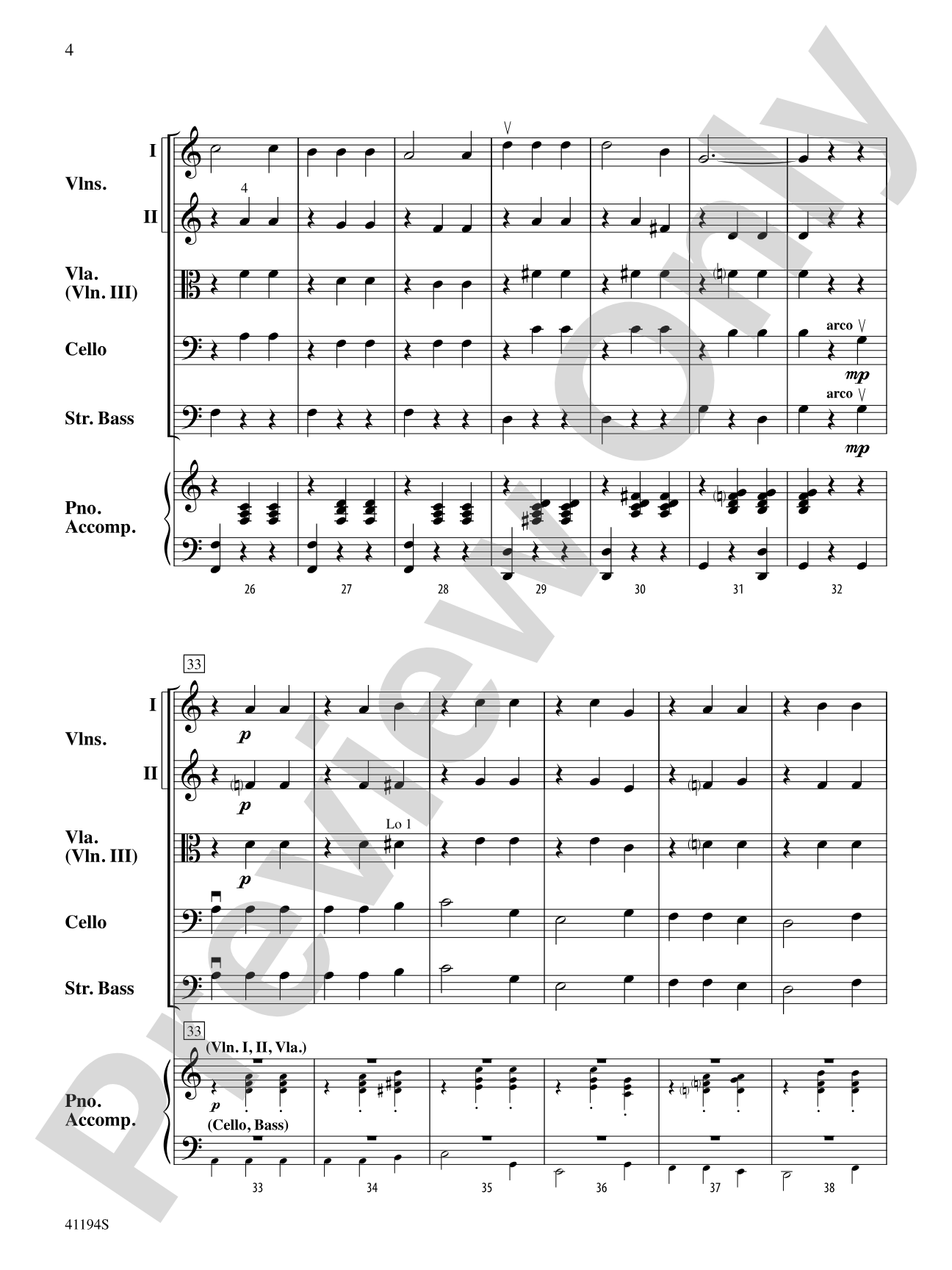 The Wizard of Oz, Suite from: String Orchestra Conductor Score & Parts