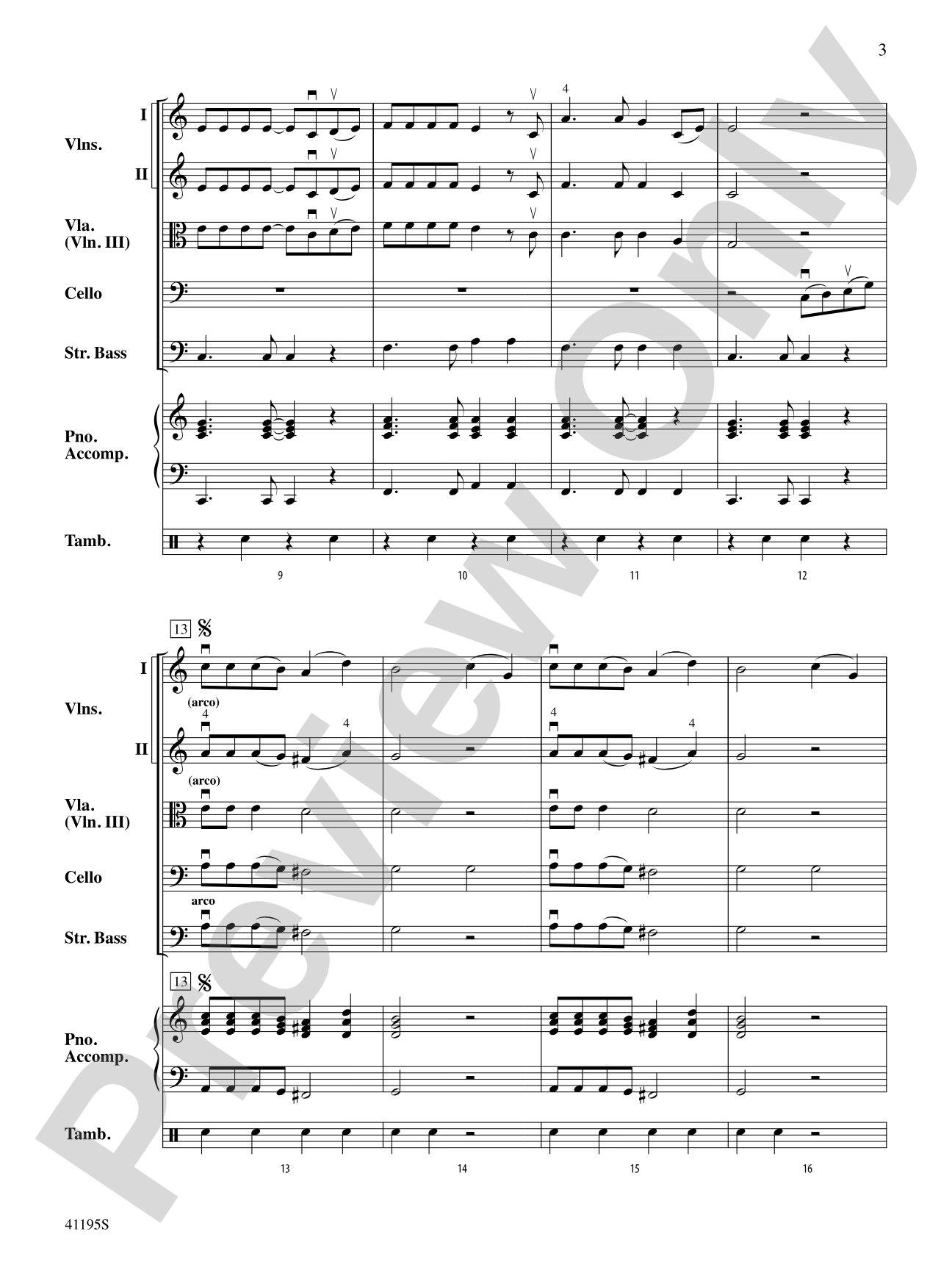 Just Give Me a Reason: String Orchestra Conductor Score & Parts