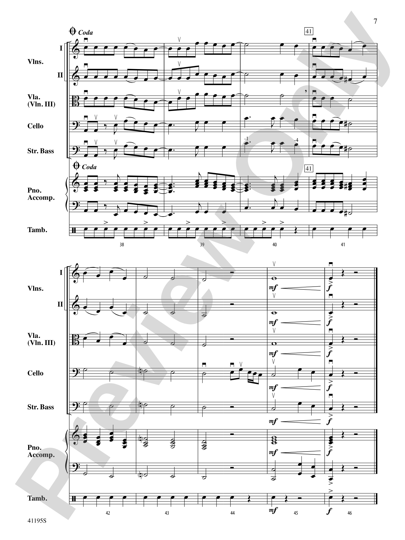 Just Give Me a Reason: String Orchestra Conductor Score & Parts