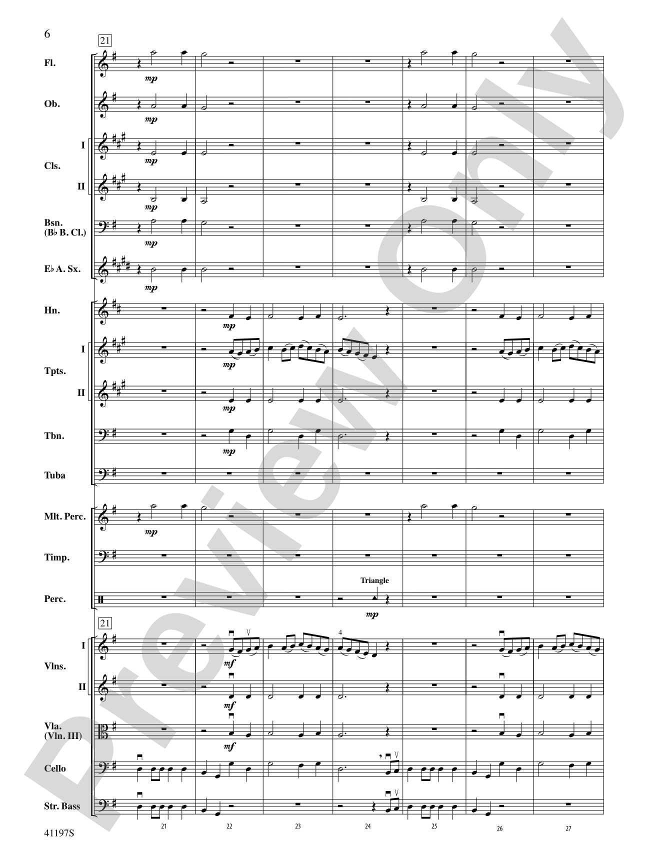 Fanfare Rondeau: Full Orchestra Conductor Score & Parts