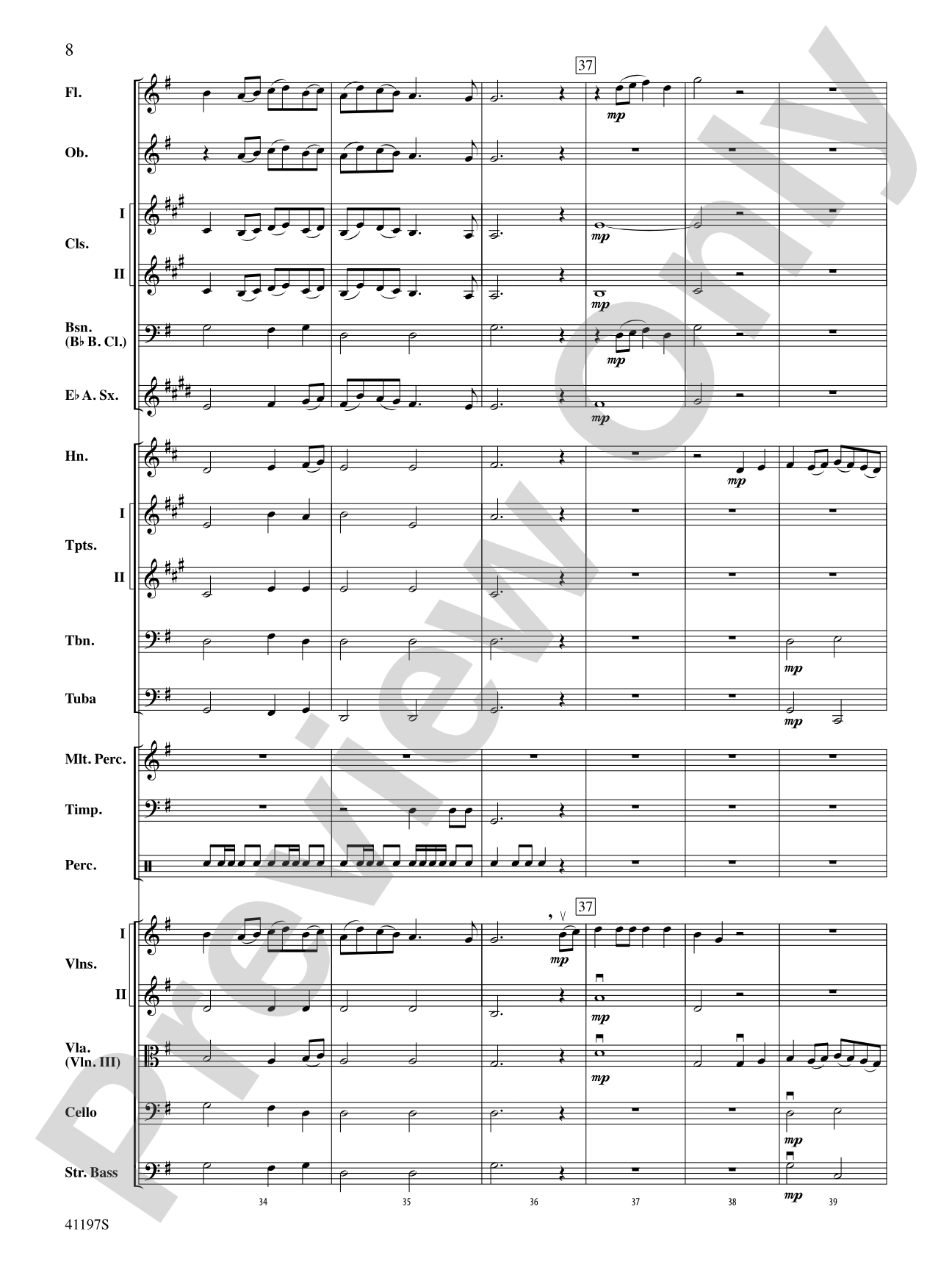 Fanfare Rondeau: Full Orchestra Conductor Score & Parts