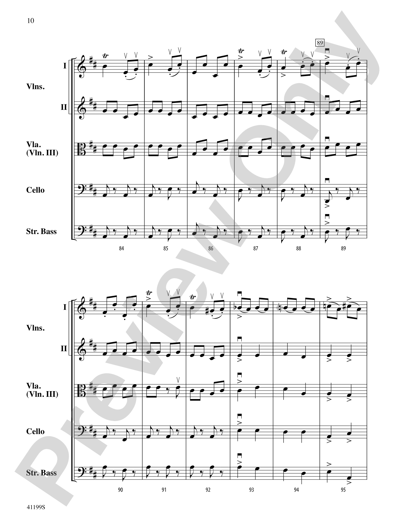 Highlights from Pique Dame: String Orchestra Conductor Score & Parts