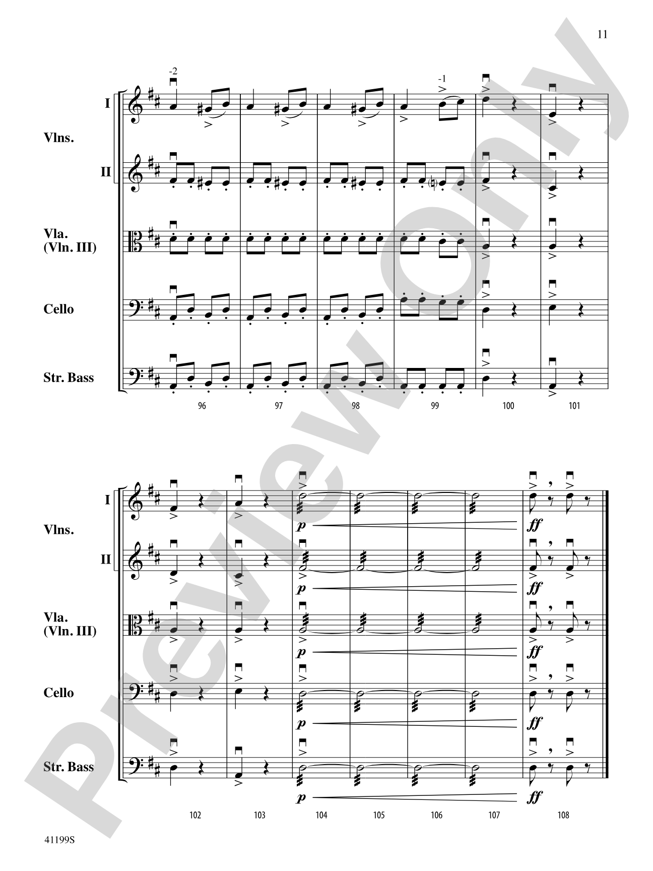 Highlights from Pique Dame: String Orchestra Conductor Score & Parts