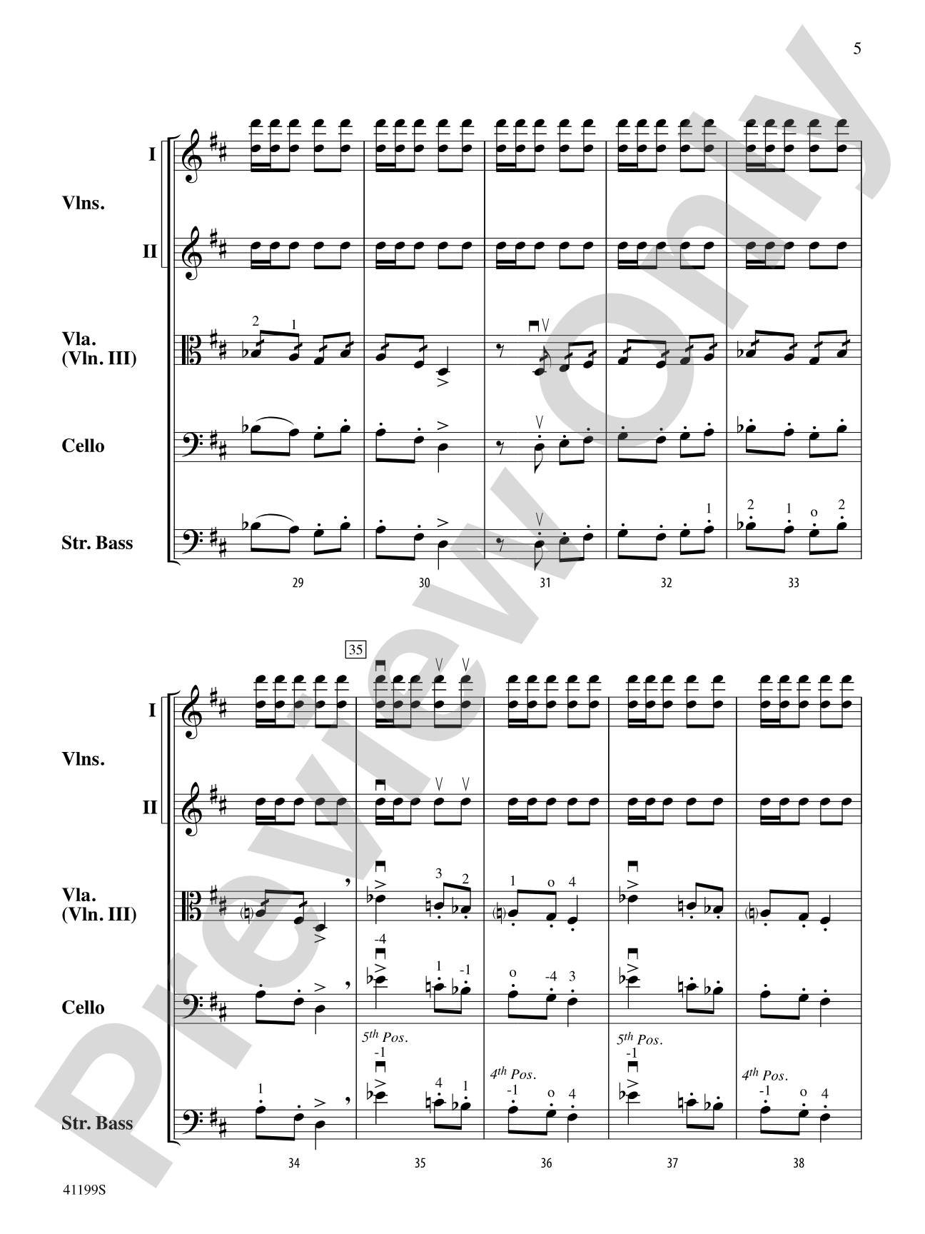 Highlights from Pique Dame: String Orchestra Conductor Score & Parts