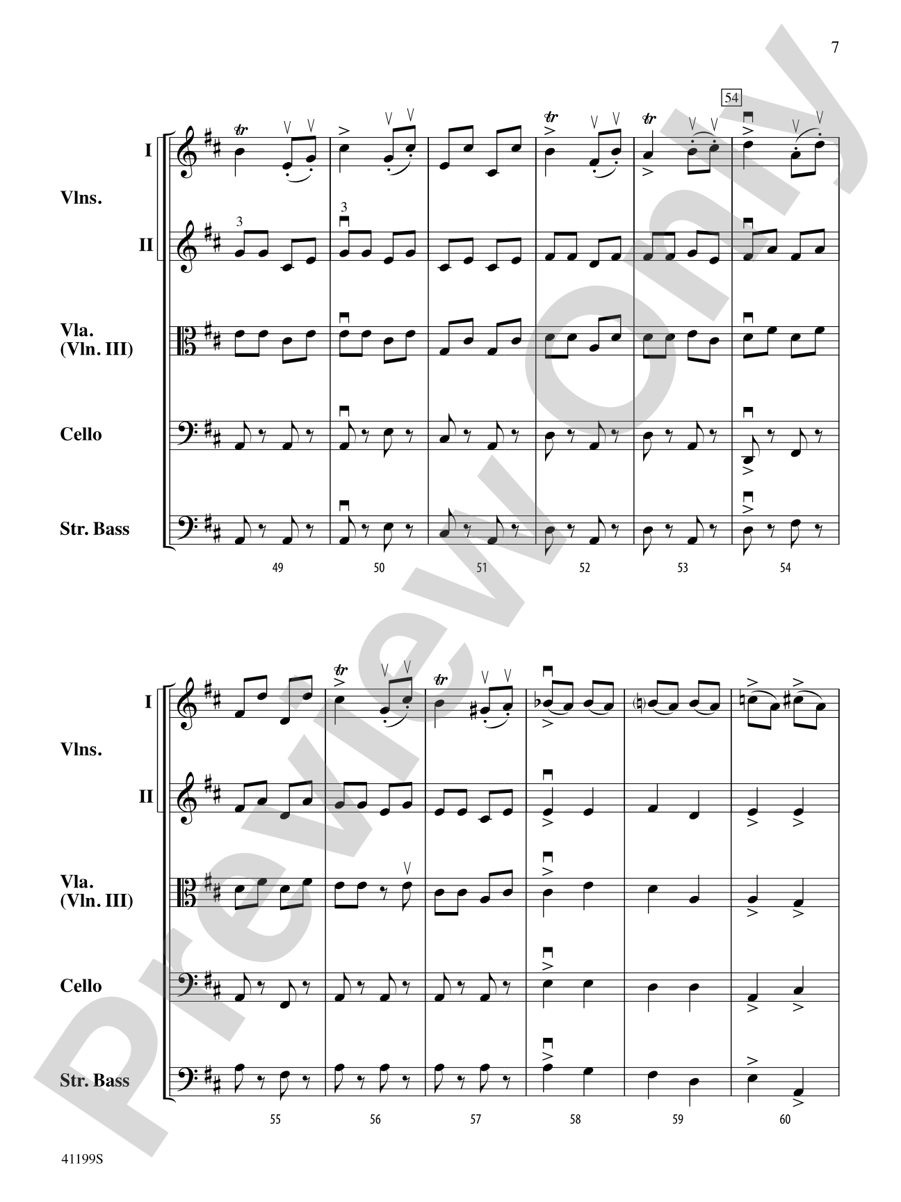 Highlights from Pique Dame: String Orchestra Conductor Score & Parts