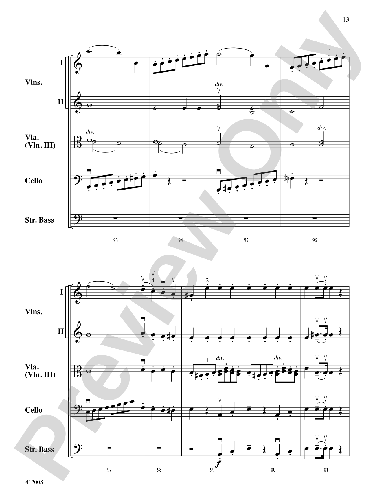 Allegro Molto: String Orchestra Conductor Score & Parts