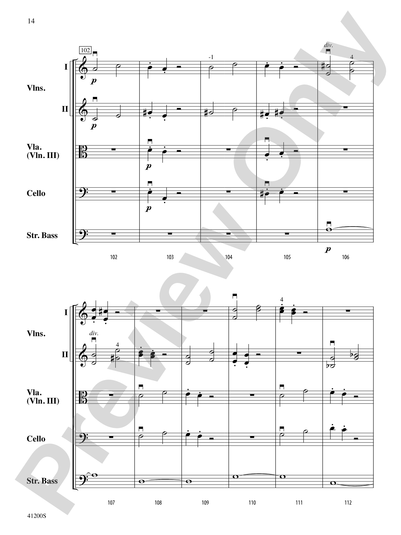Allegro Molto: String Orchestra Conductor Score & Parts