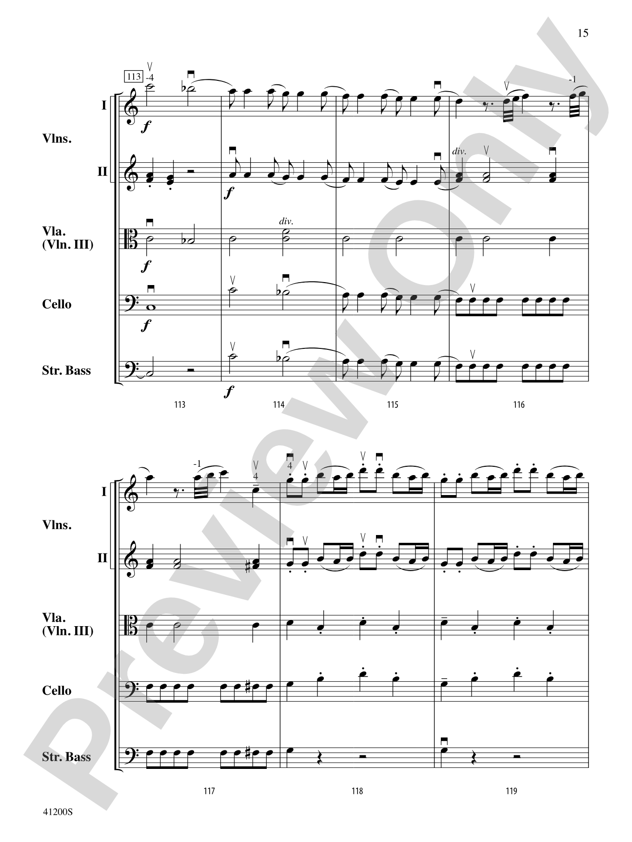 Allegro Molto: String Orchestra Conductor Score & Parts