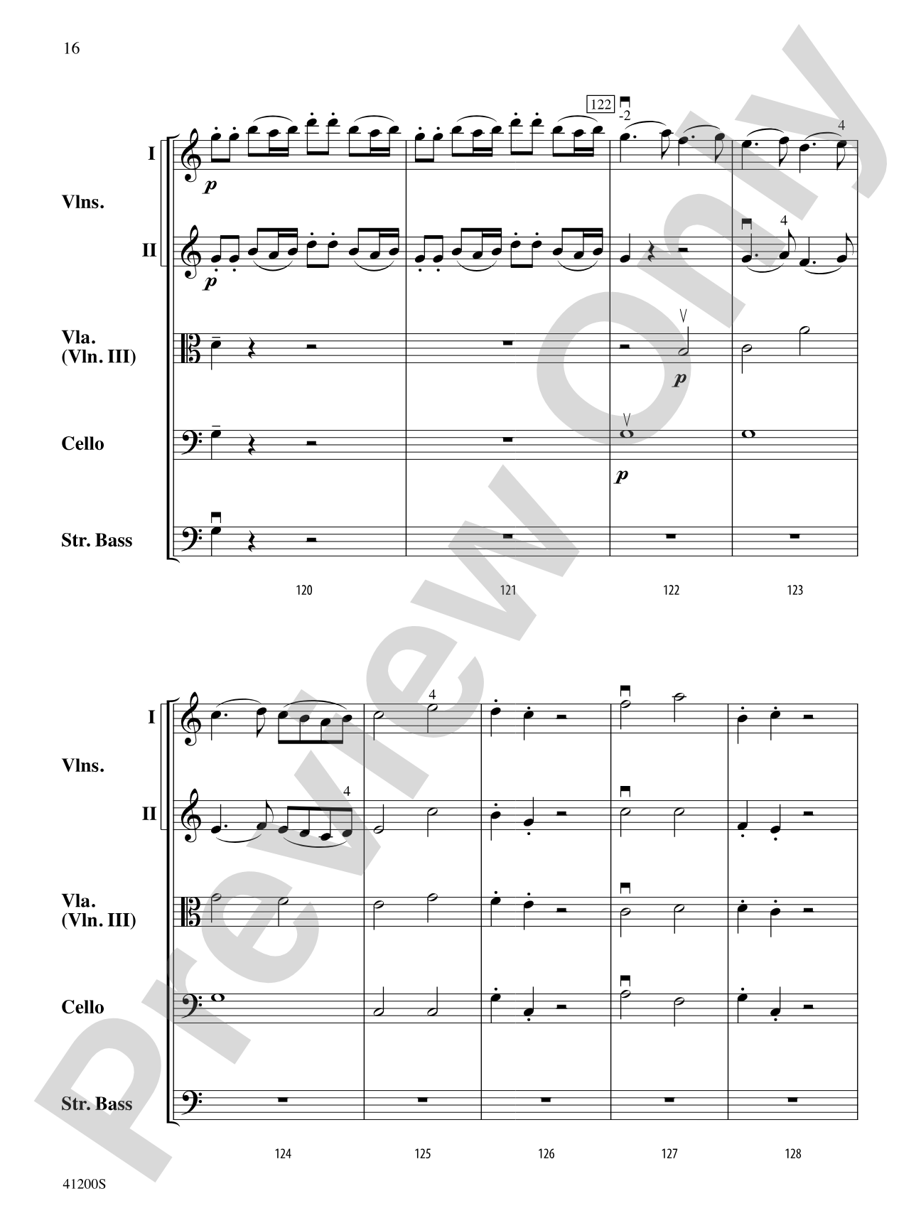 Allegro Molto: String Orchestra Conductor Score & Parts
