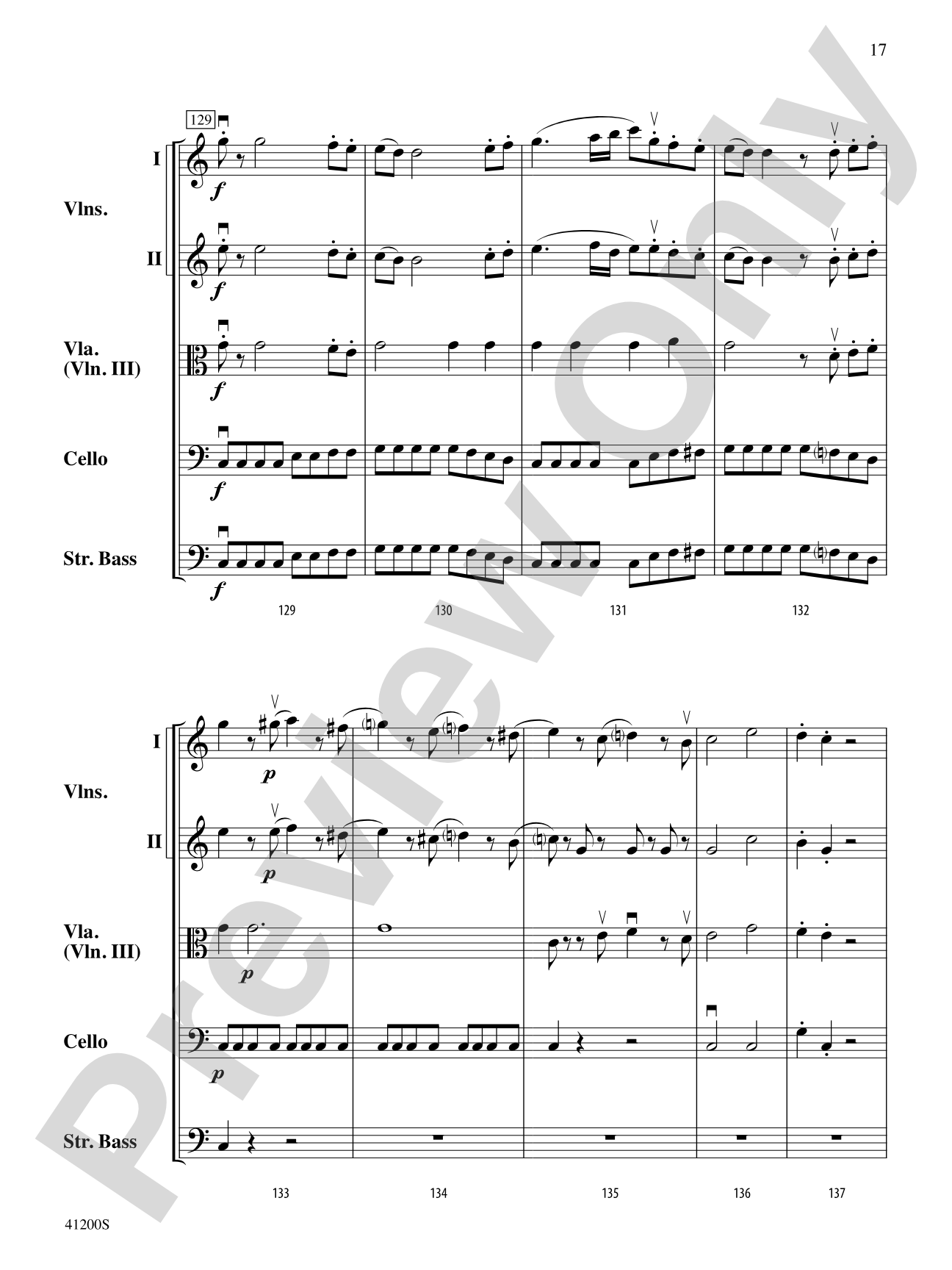 Allegro Molto: String Orchestra Conductor Score & Parts