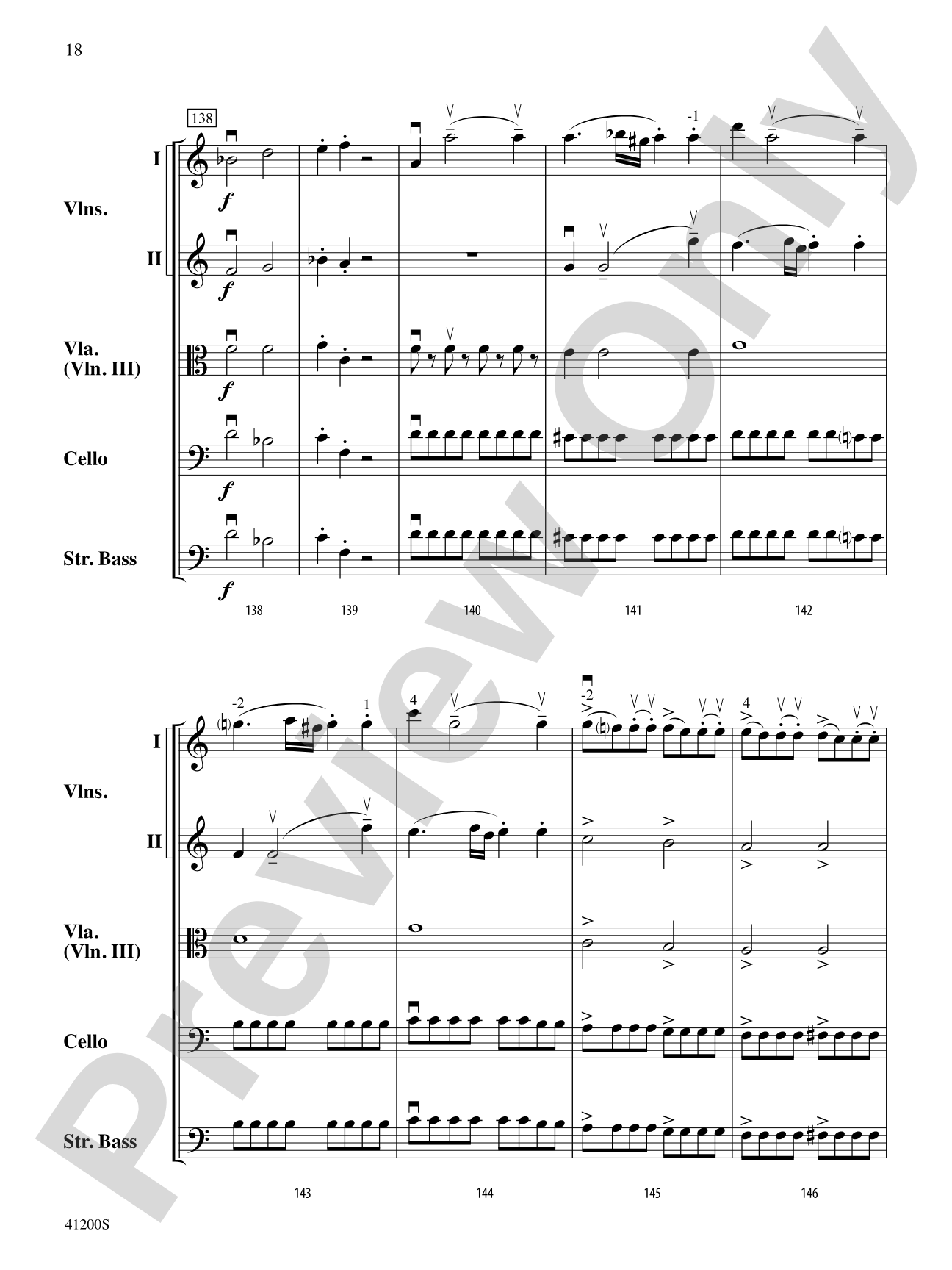 Allegro Molto: String Orchestra Conductor Score & Parts