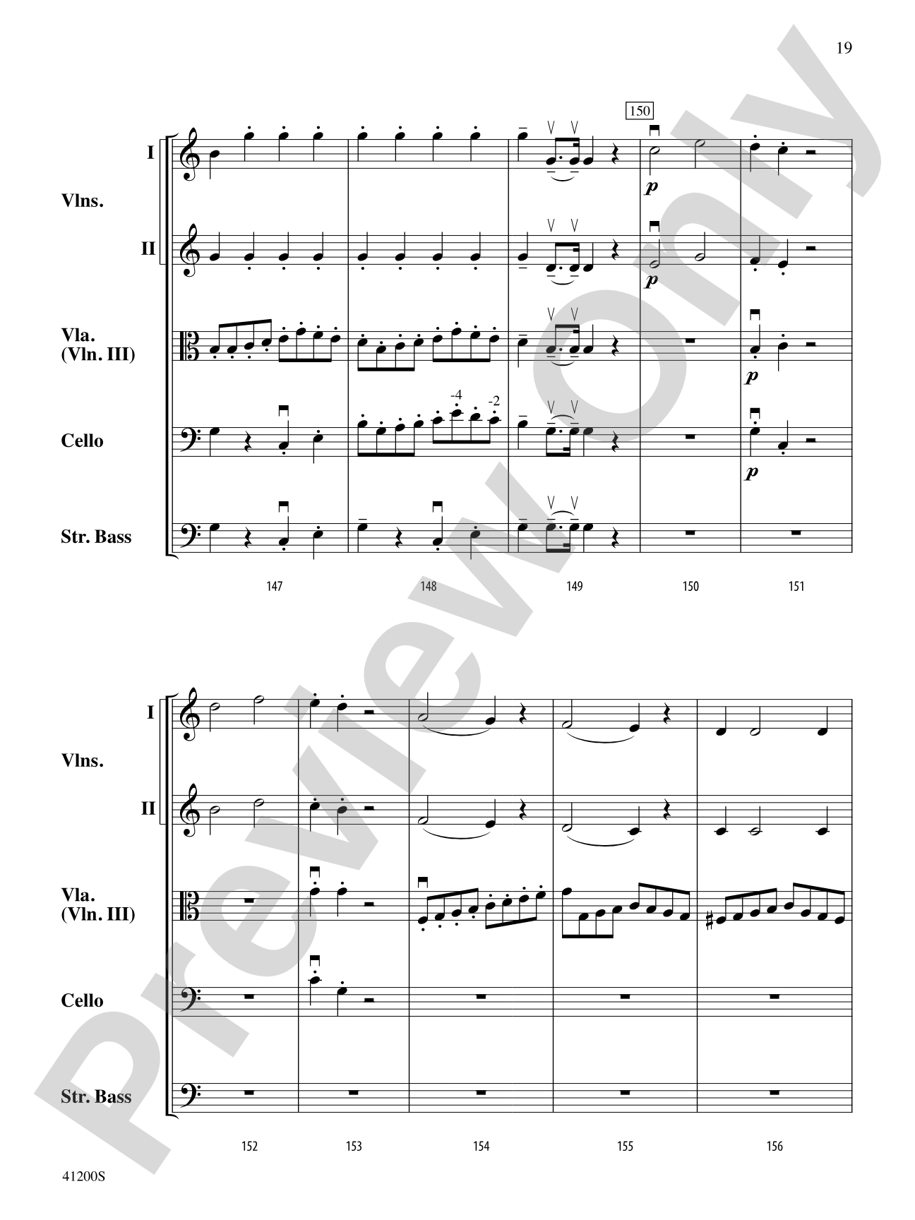 Allegro Molto: String Orchestra Conductor Score & Parts