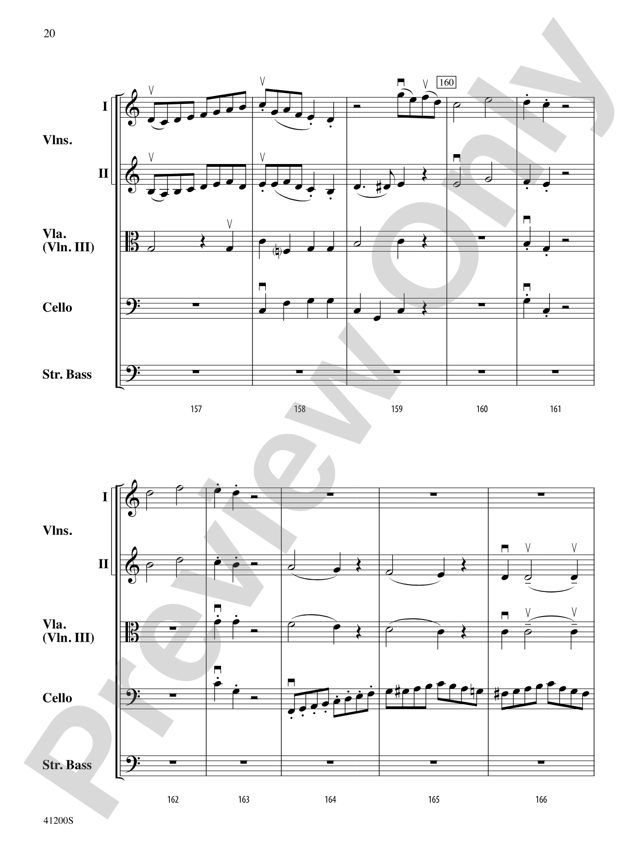 Allegro Molto: String Orchestra Conductor Score & Parts