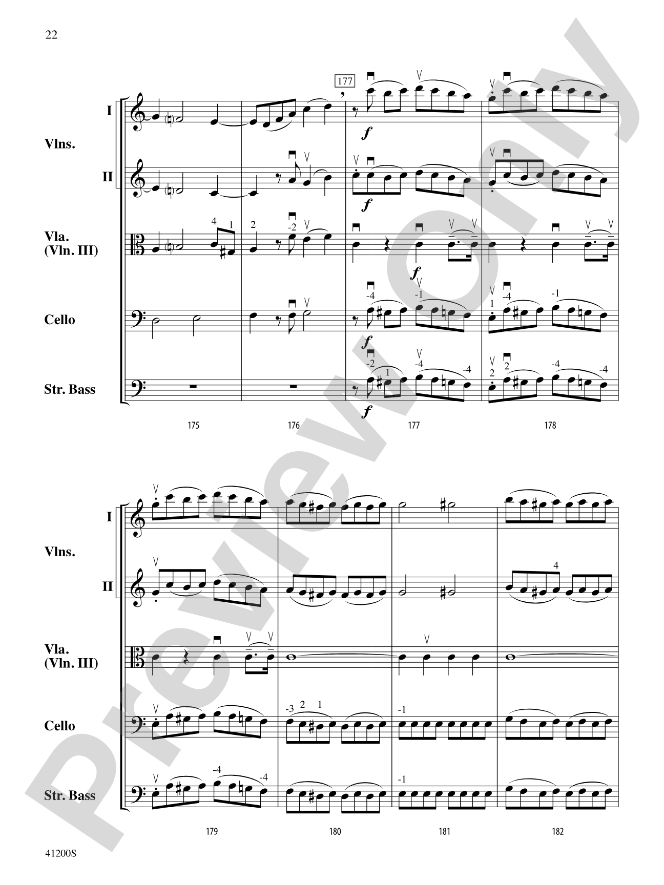 Allegro Molto: String Orchestra Conductor Score & Parts