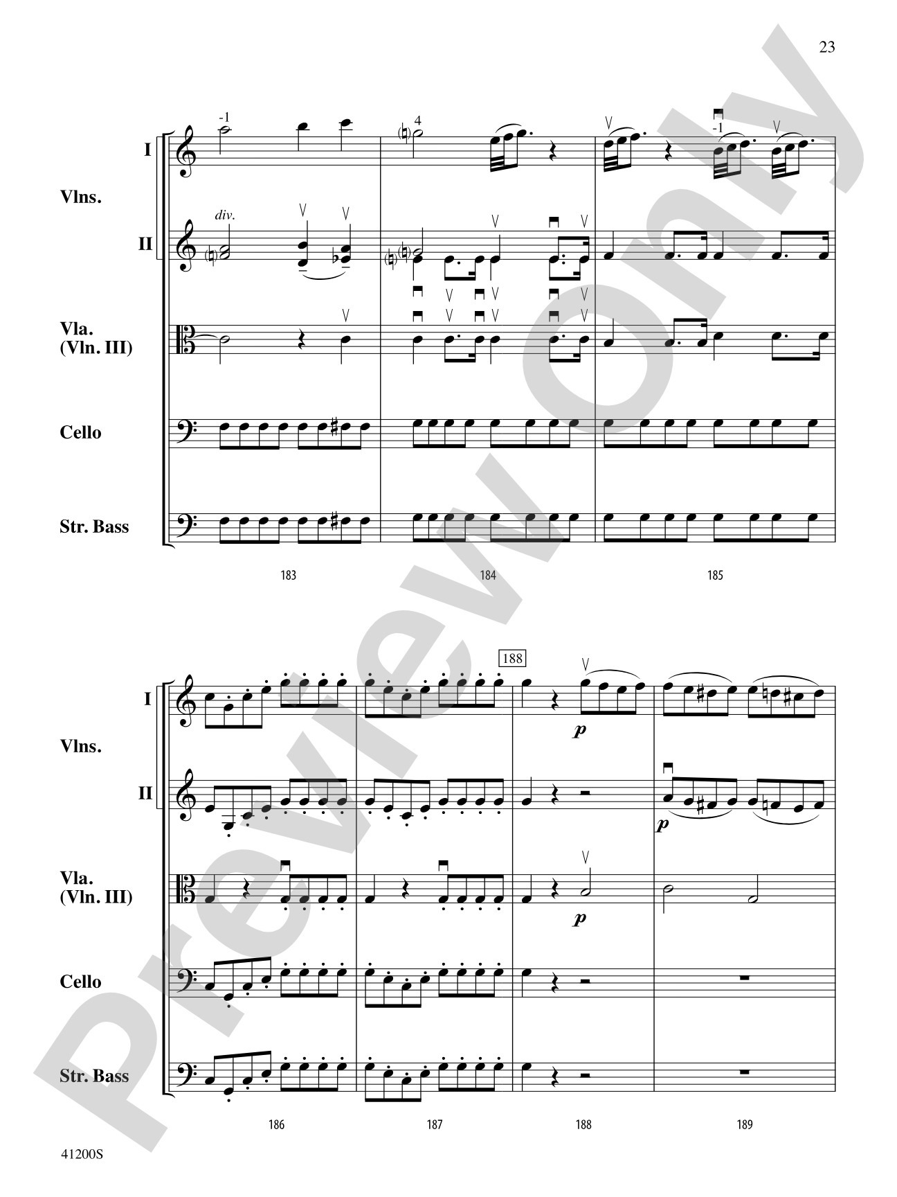 Allegro Molto: String Orchestra Conductor Score & Parts