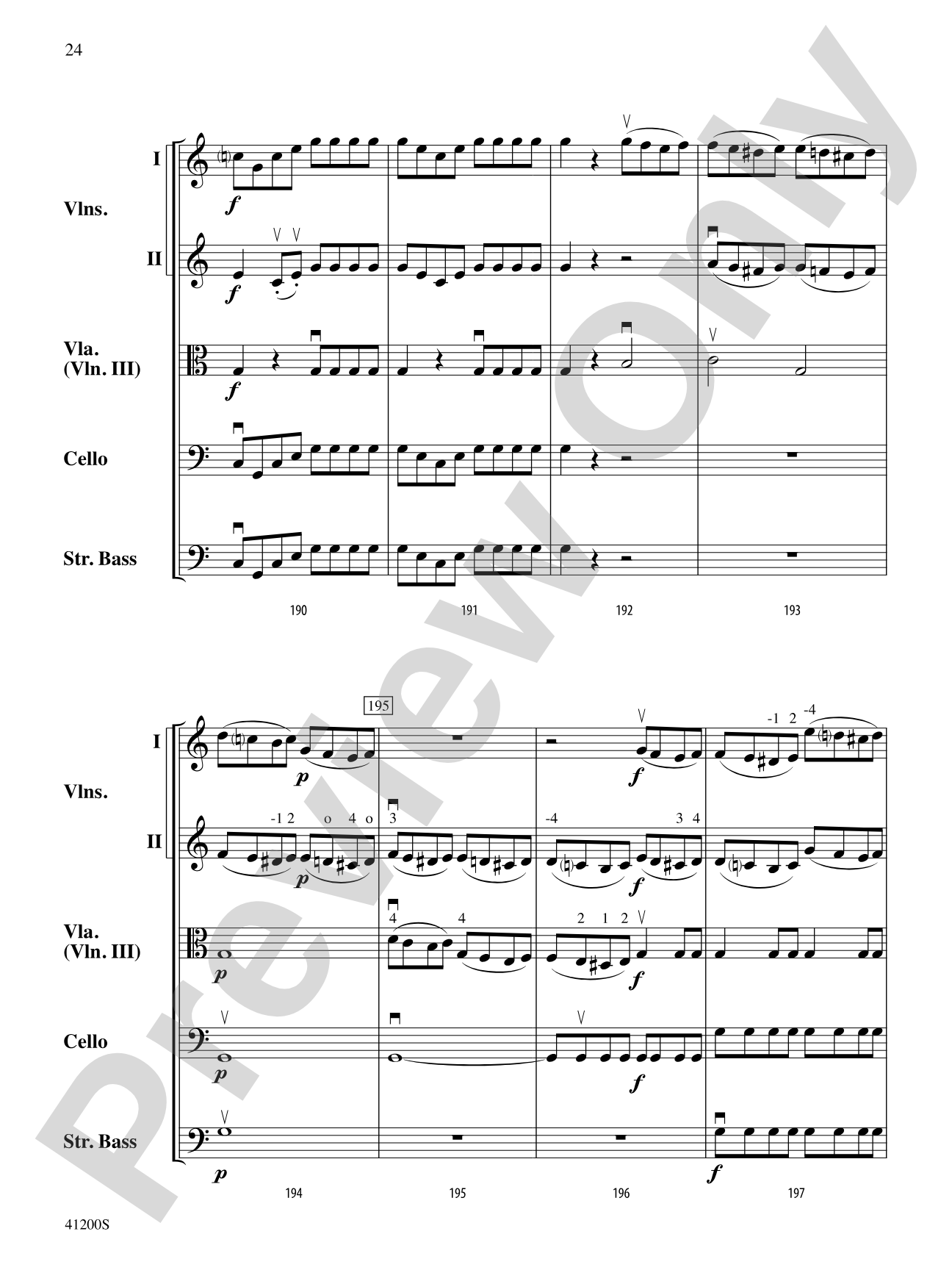 Allegro Molto: String Orchestra Conductor Score & Parts